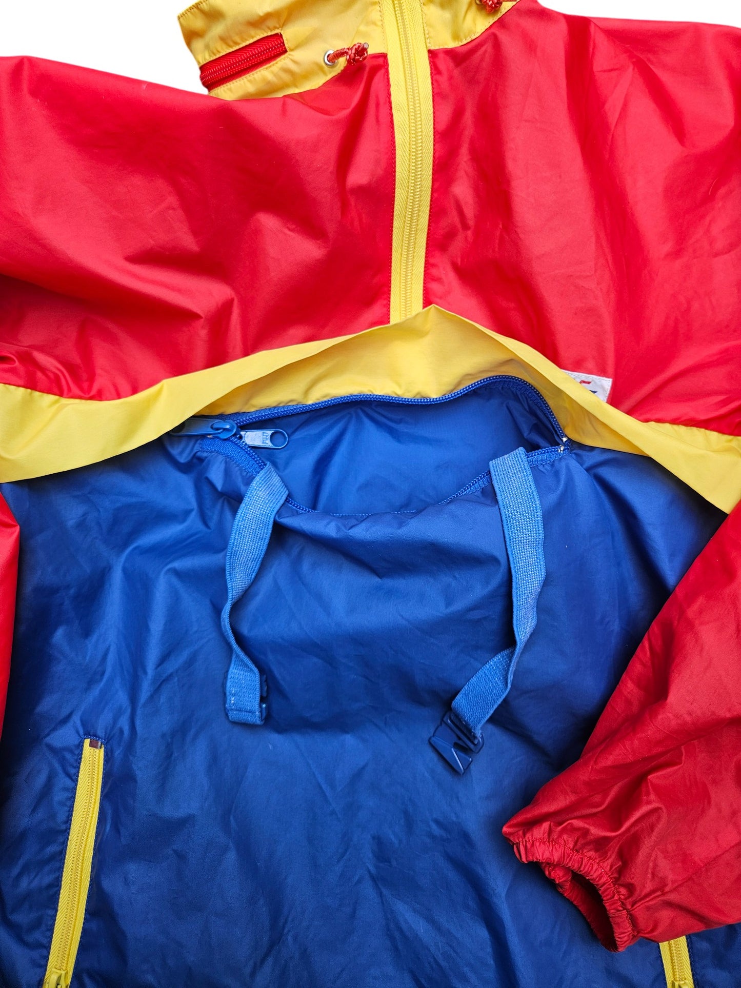 Vintage colourblock shell/anorak 10-12Y