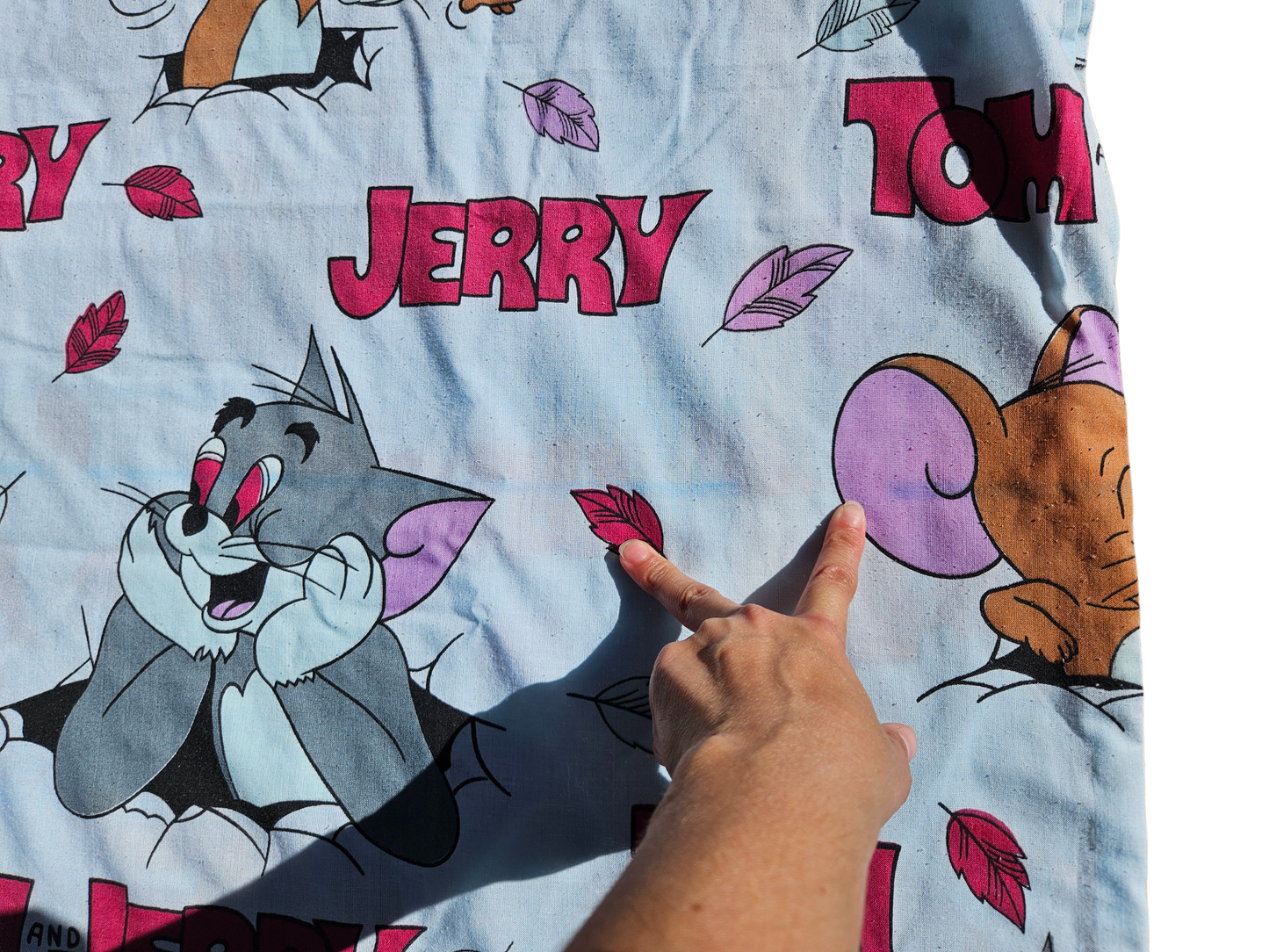 Tom and Jerry crib size duvet cover