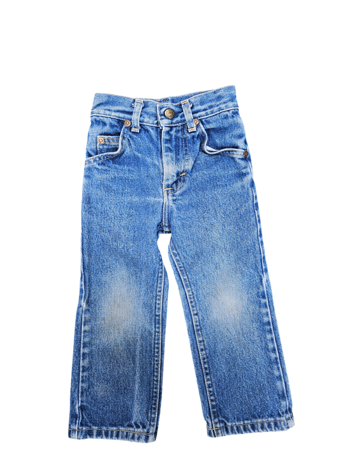 Vintage Lee Jeans Union made in USA Tagged 3T slim, but best fit 2T