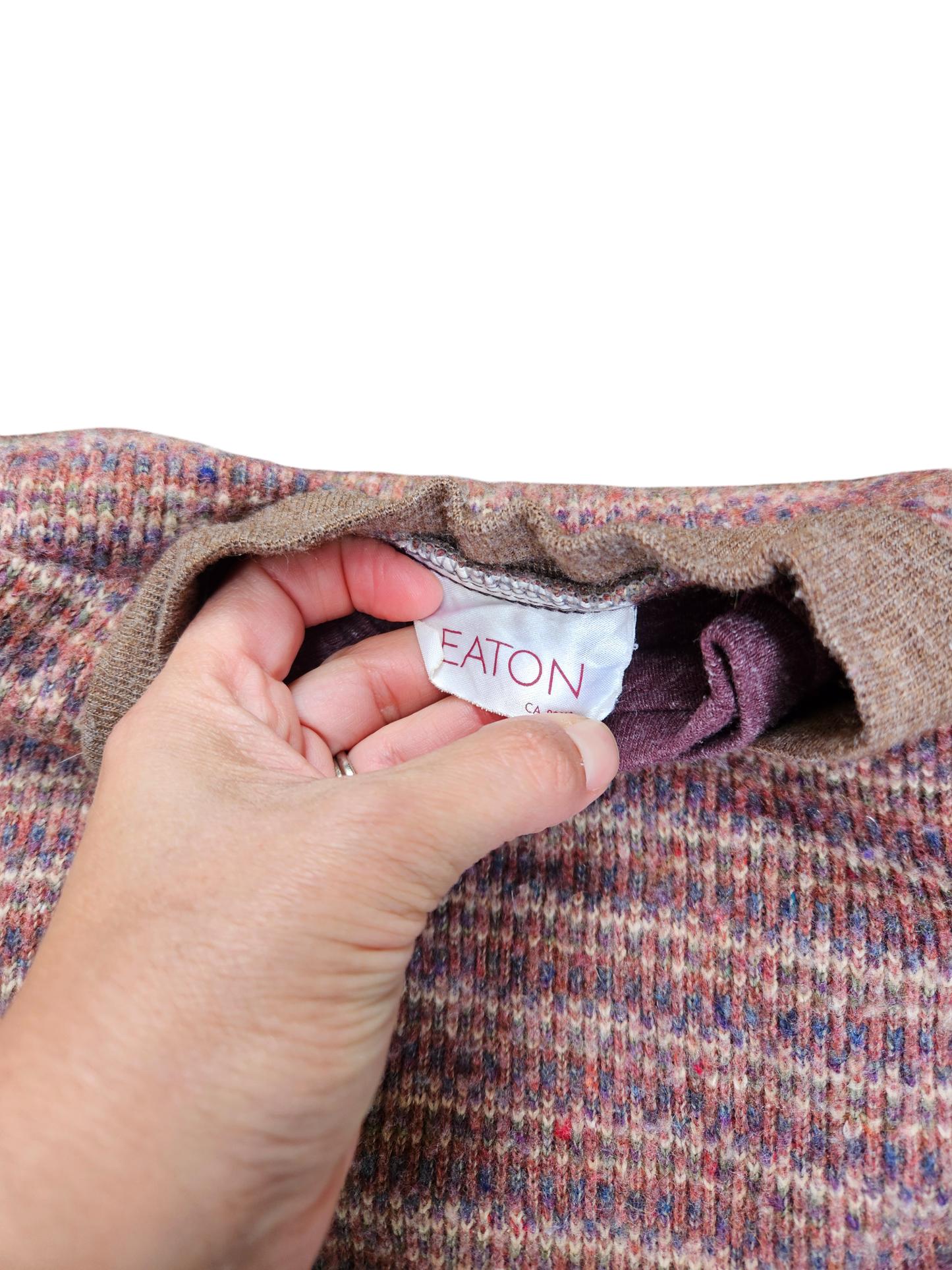 Vintage Eaton sweater vest Size tag removed, approx 2T