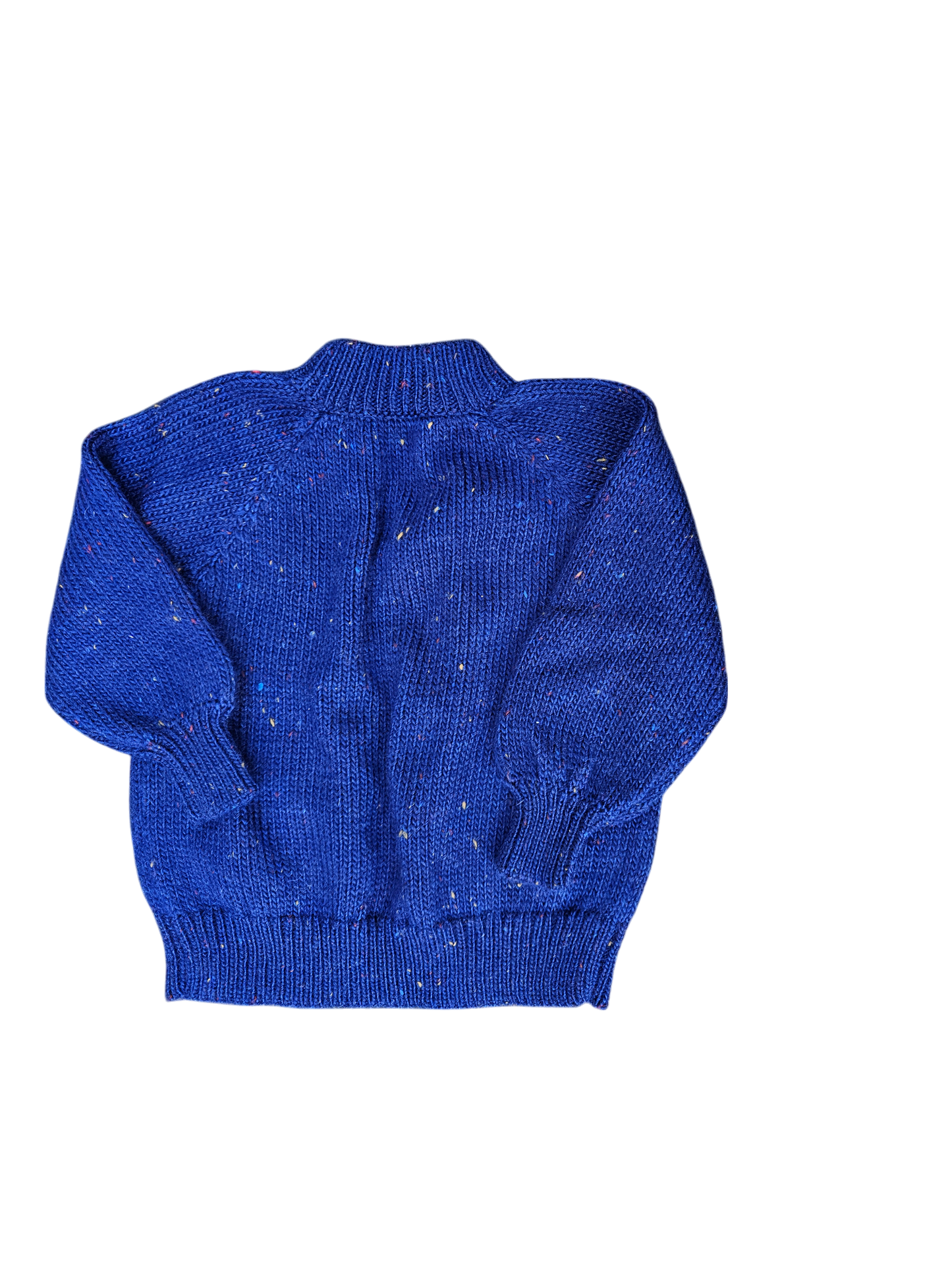 Handknit wool open cardigan 4T