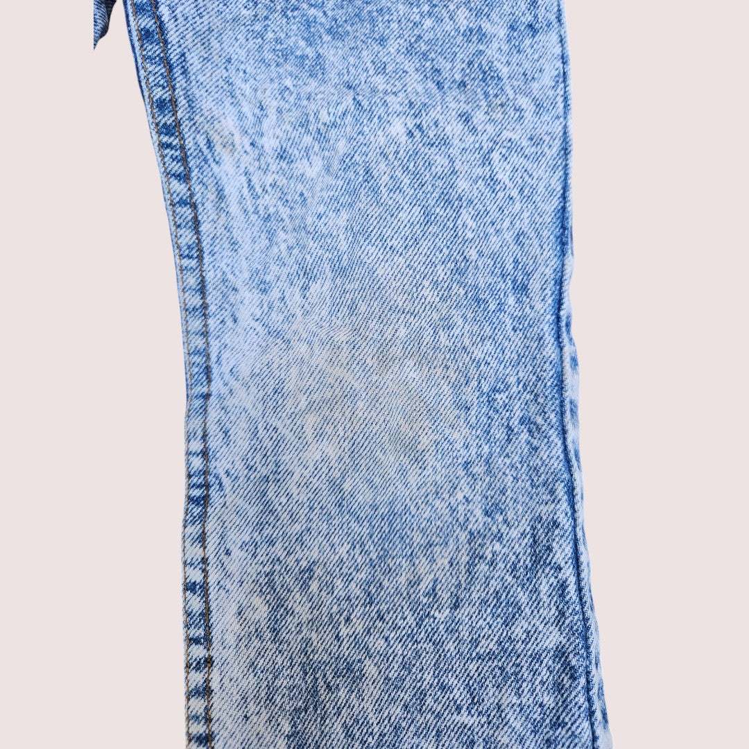 Vintage Acid Wash Orange Tab Levi's Jeans 550