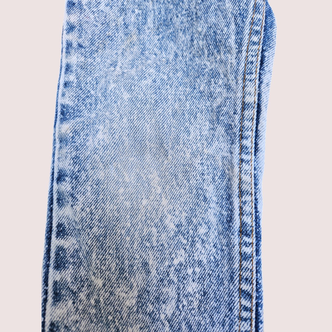 Vintage Acid Wash Orange Tab Levi's Jeans 550