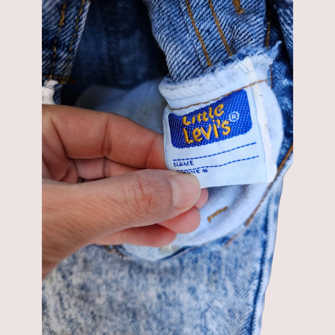 Vintage Acid Wash Orange Tab Levi's Jeans 550