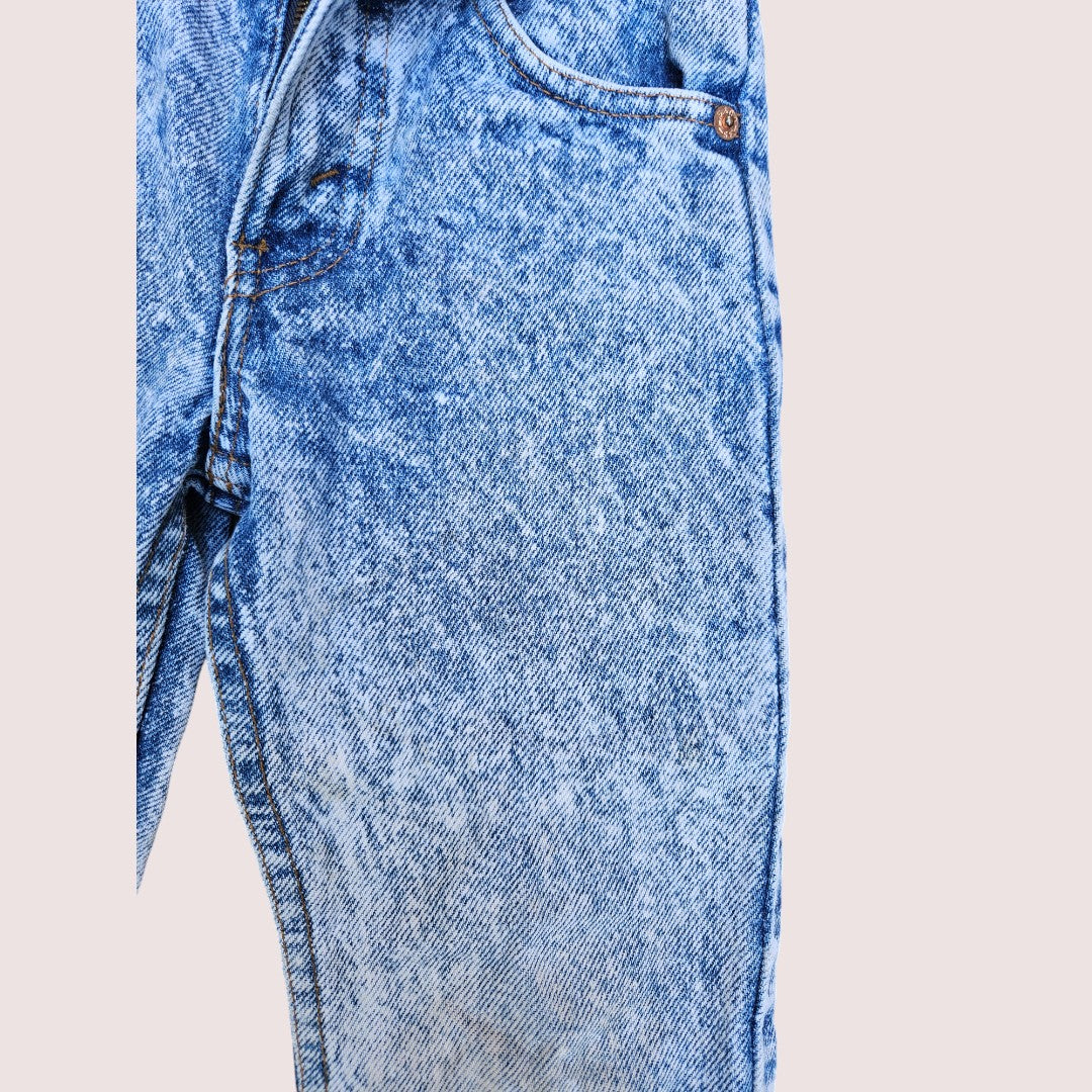 Vintage Acid Wash Orange Tab Levi's Jeans 550