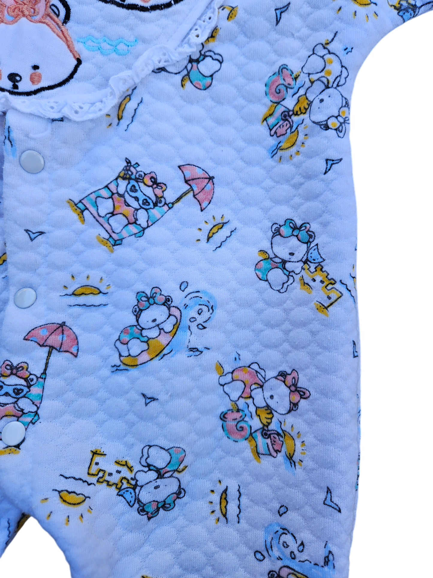 Vintage sleeper Tagged 0-11lb, approx 0-3m