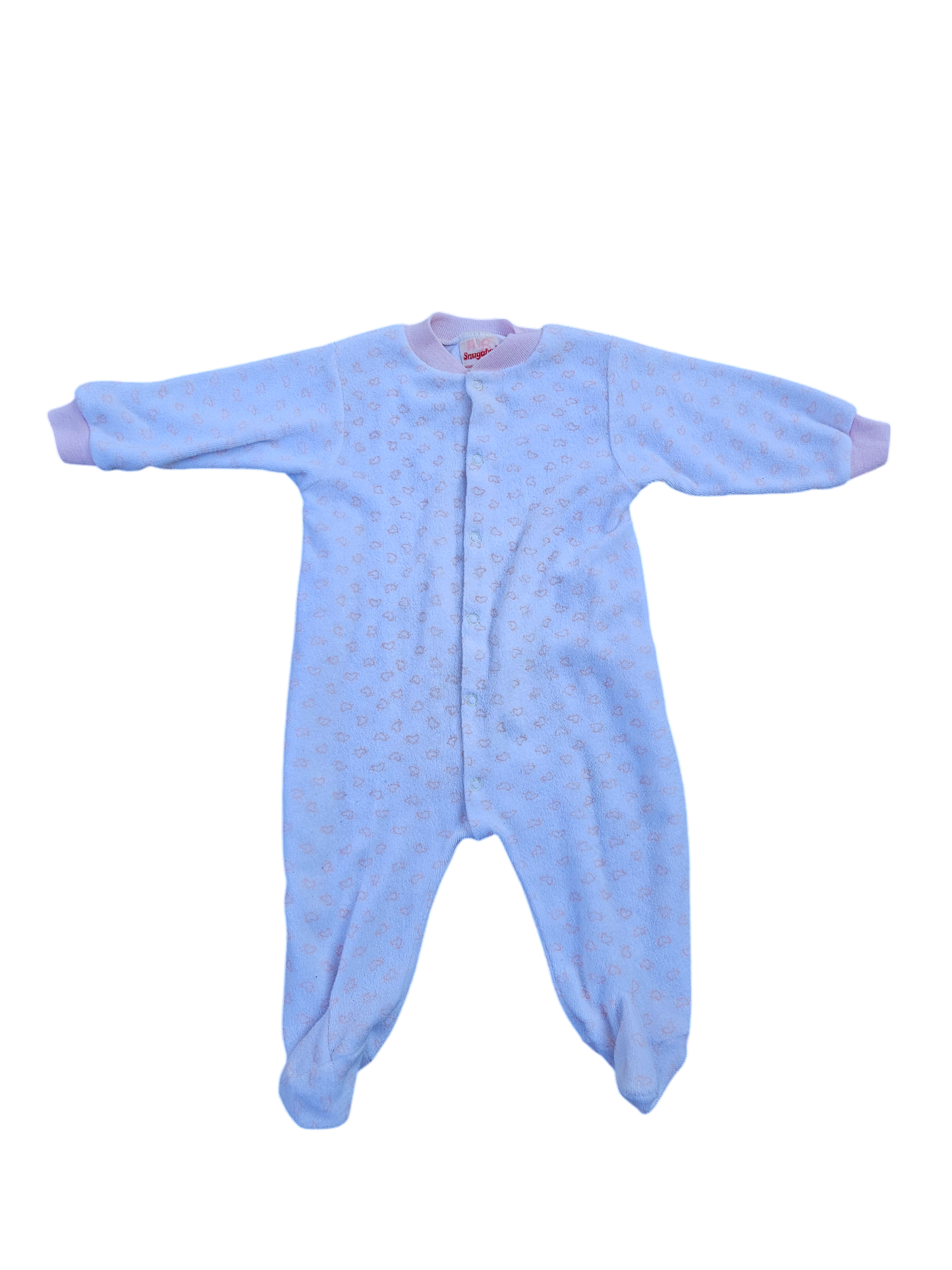 Vintage Snugabye terry sleeper 12m