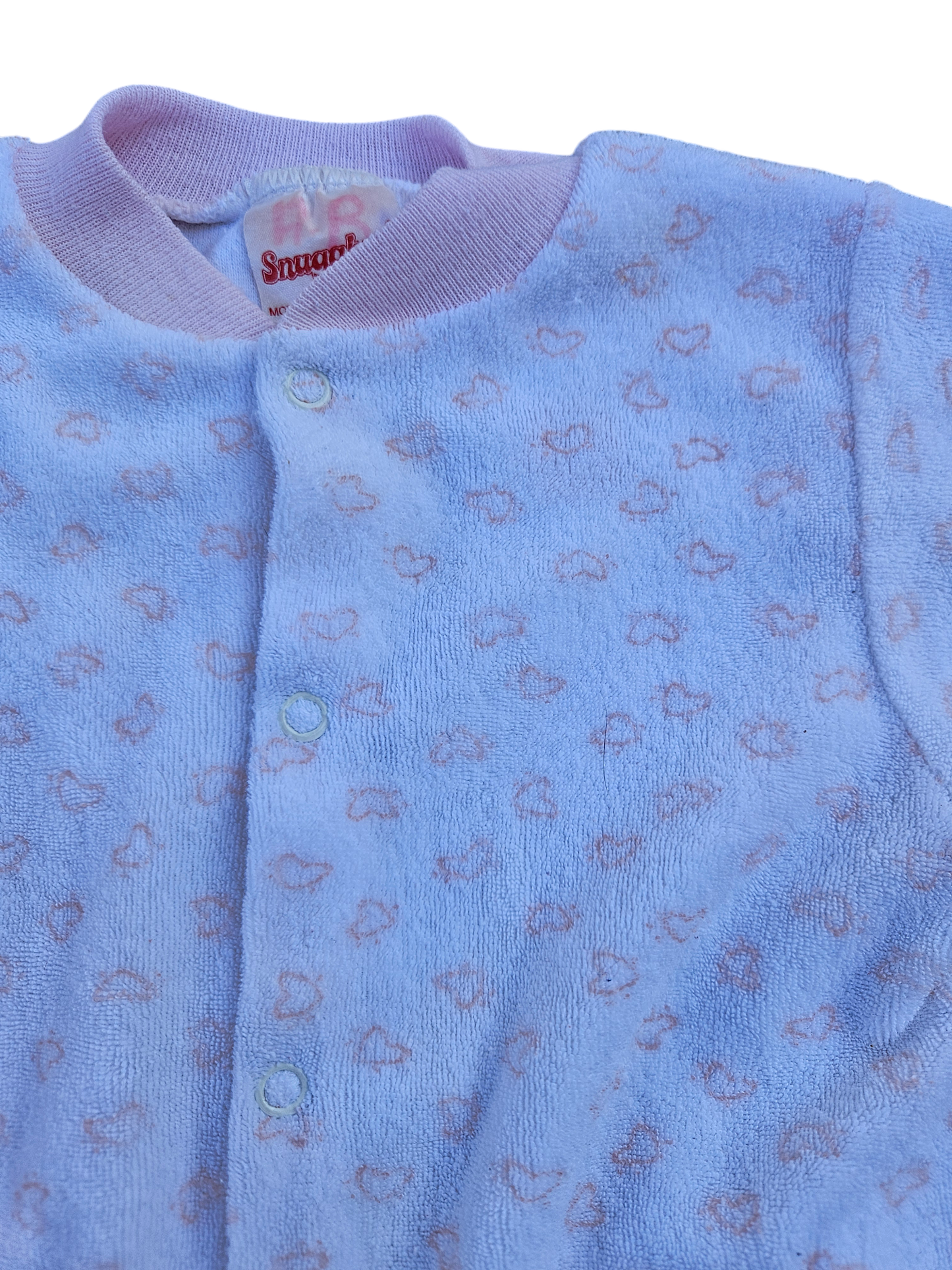 Vintage Snugabye terry sleeper 12m