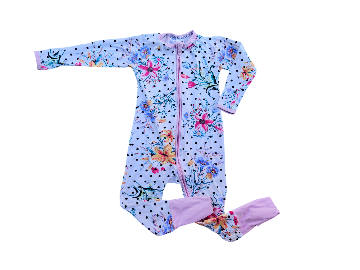 Bonds floral wondersuit size 3