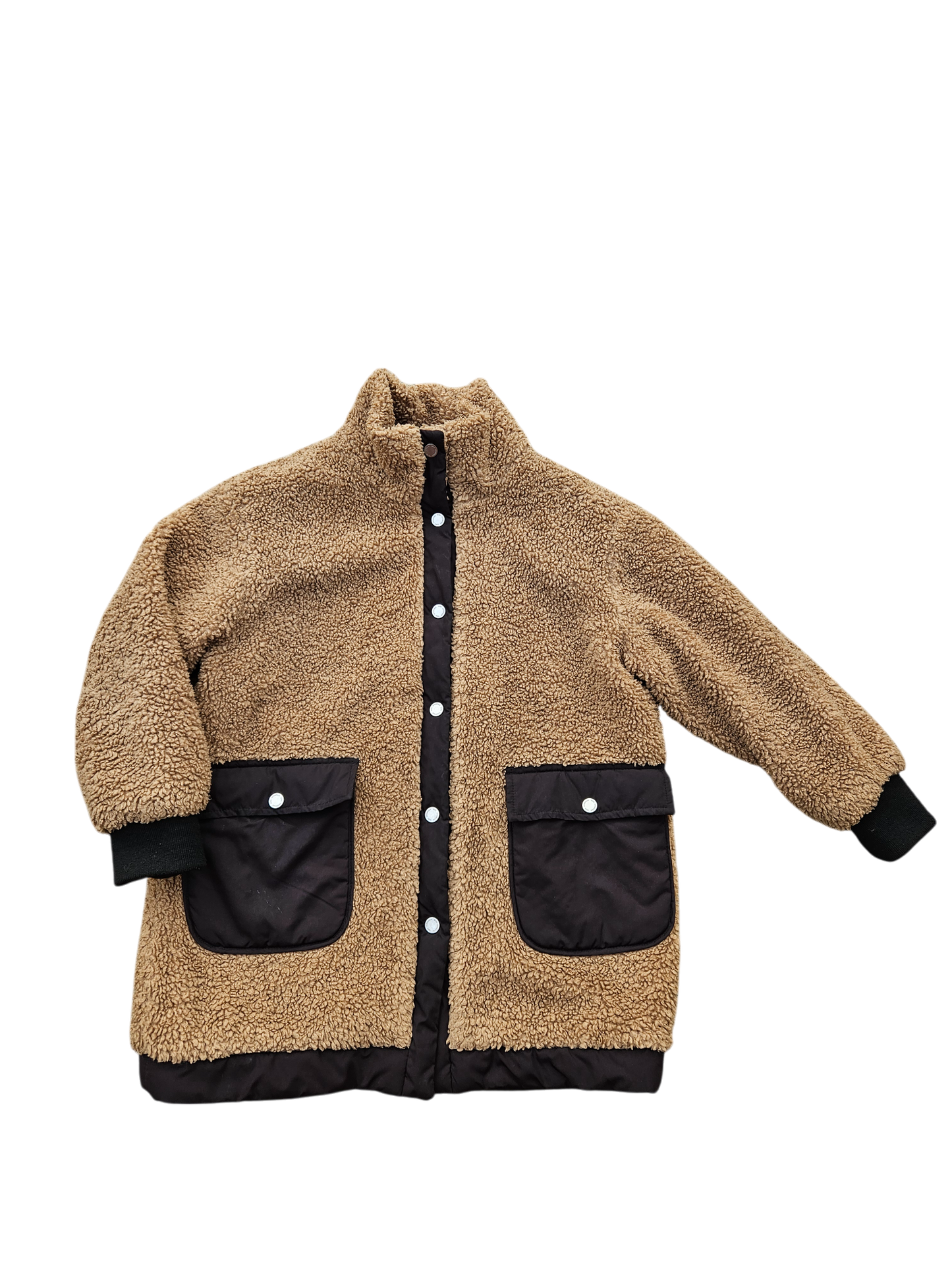 Zara sherpa jacket, lined Size 8Y