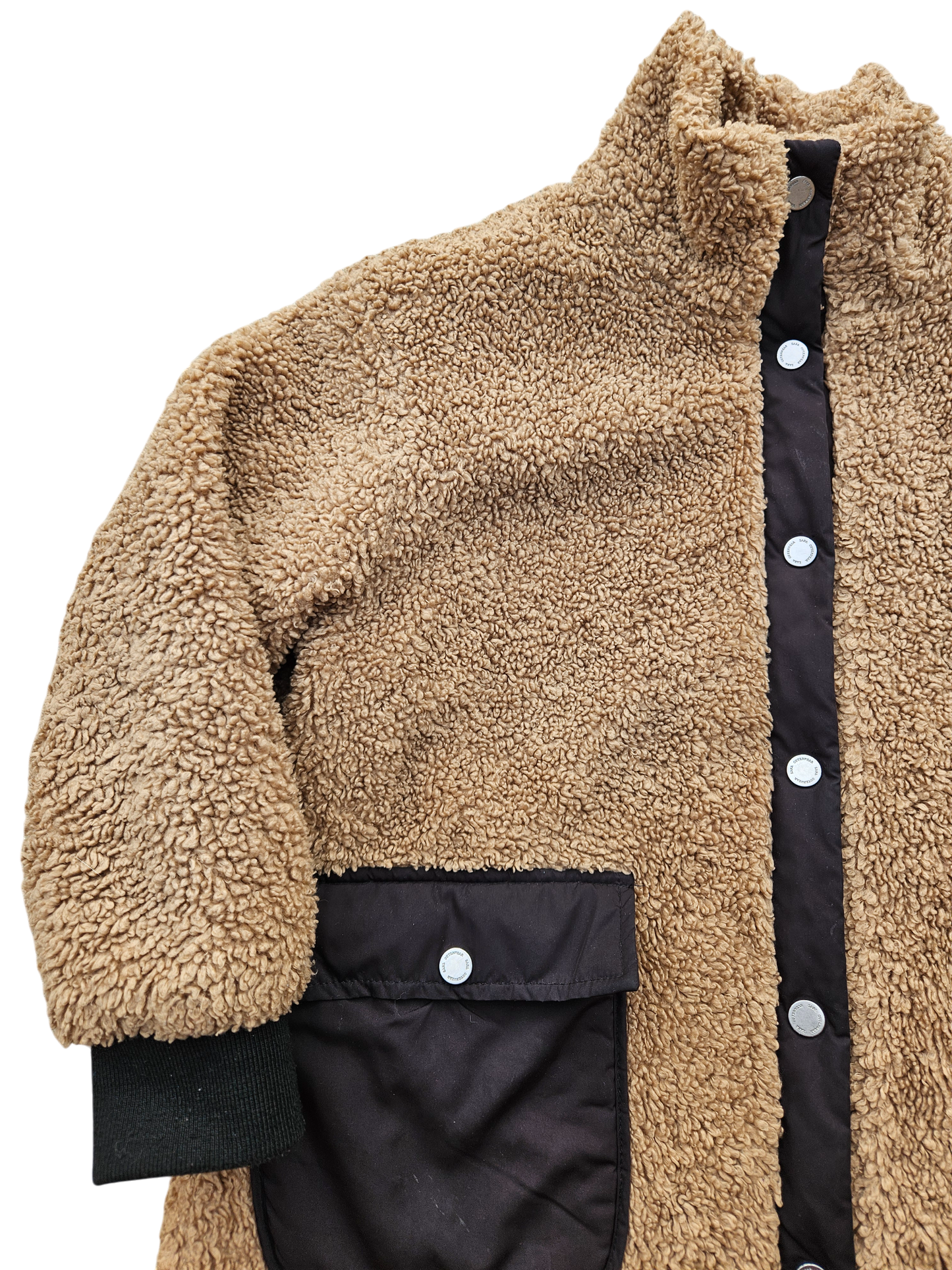 Zara sherpa jacket, lined Size 8Y