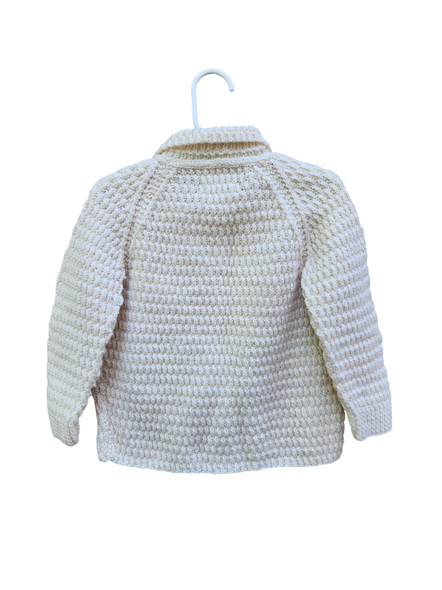 Handknit cardigan approx 3-4T