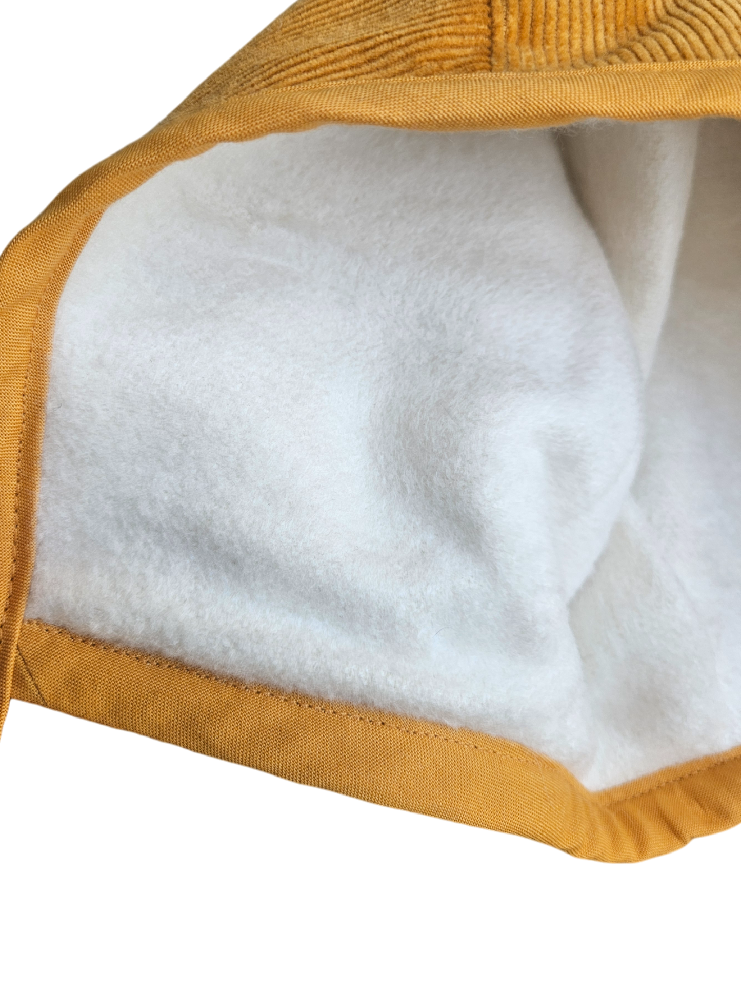 Handmade corduroy bonnets -mustard