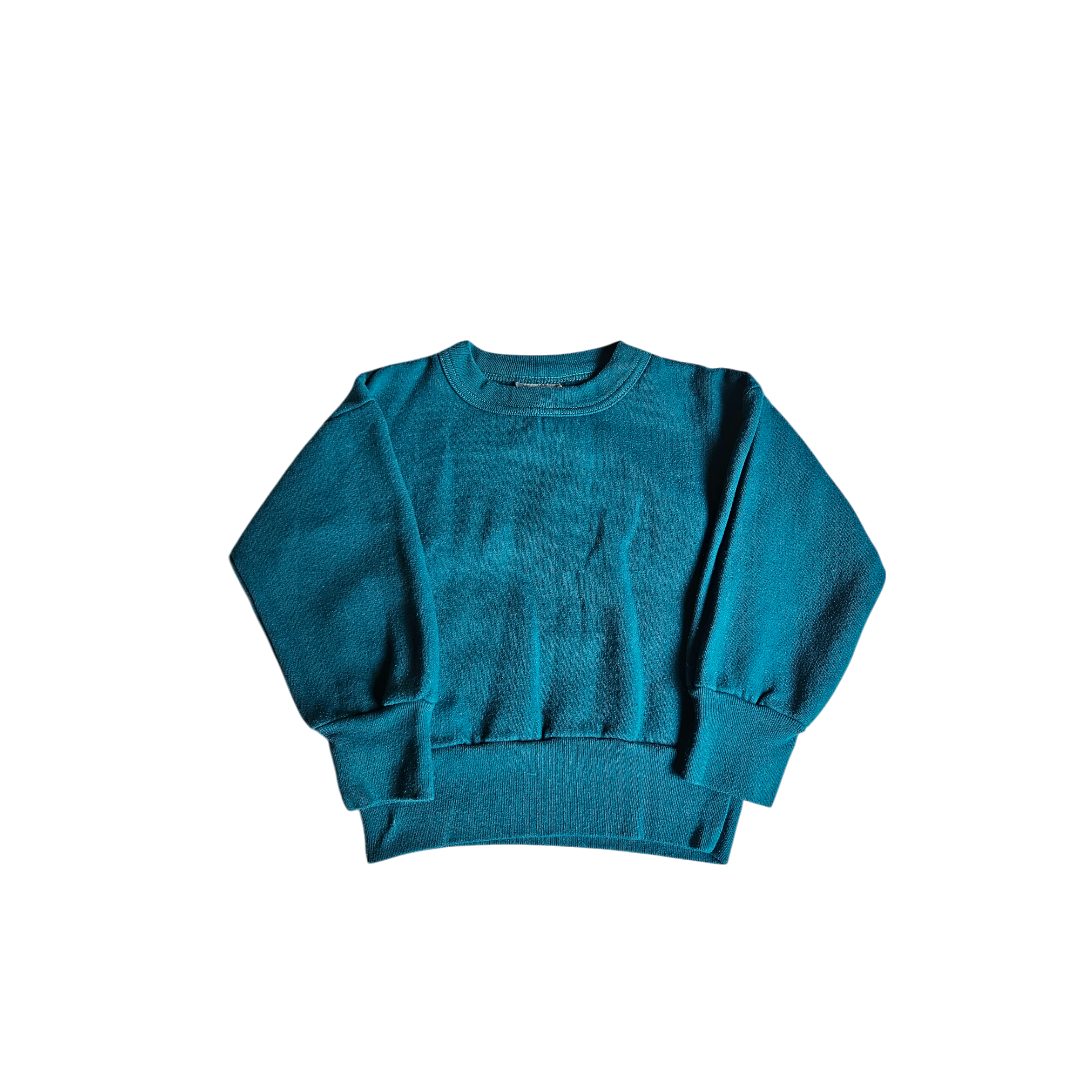 Vintage teal crewneck