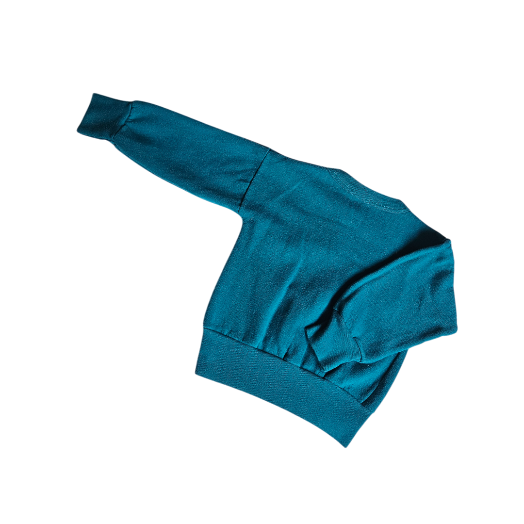 Vintage teal crewneck