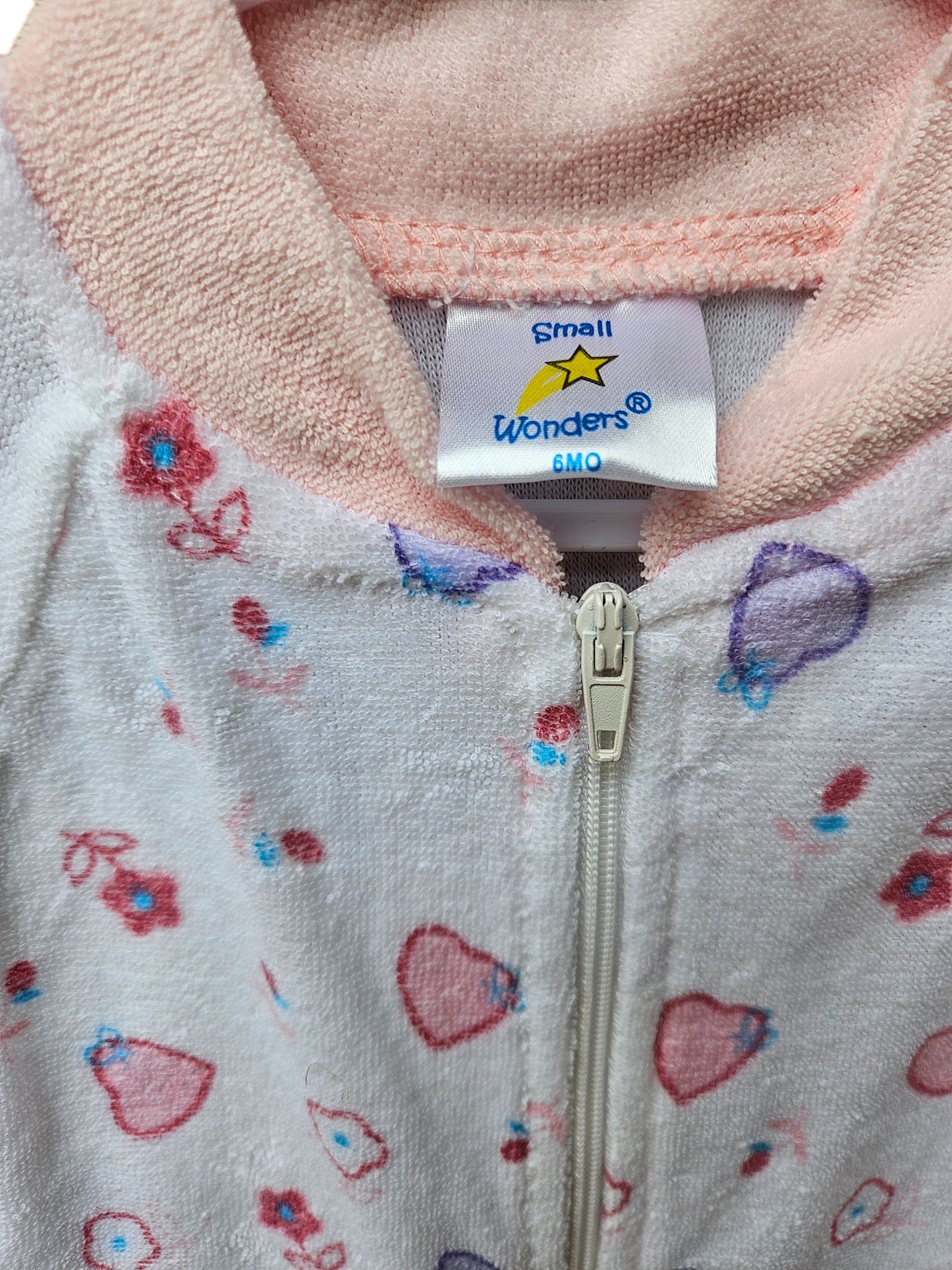 Vintage Small Wonders terry sleeper 6M