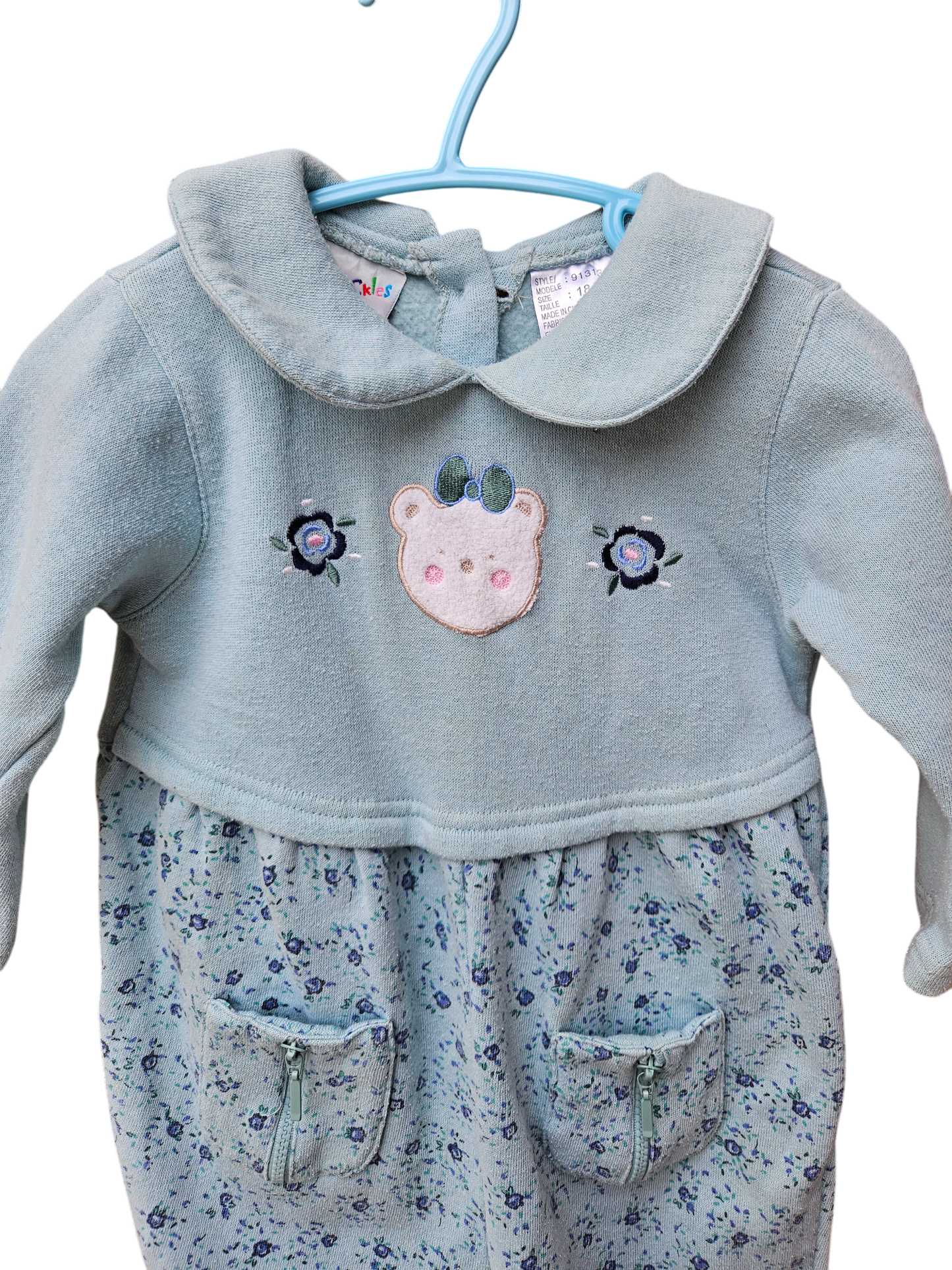Vintage Just Chuckles romper 18M