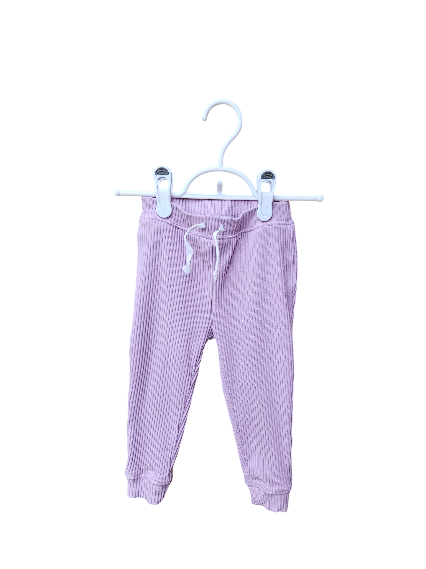 babygap lilac ribbed pants 18-24M