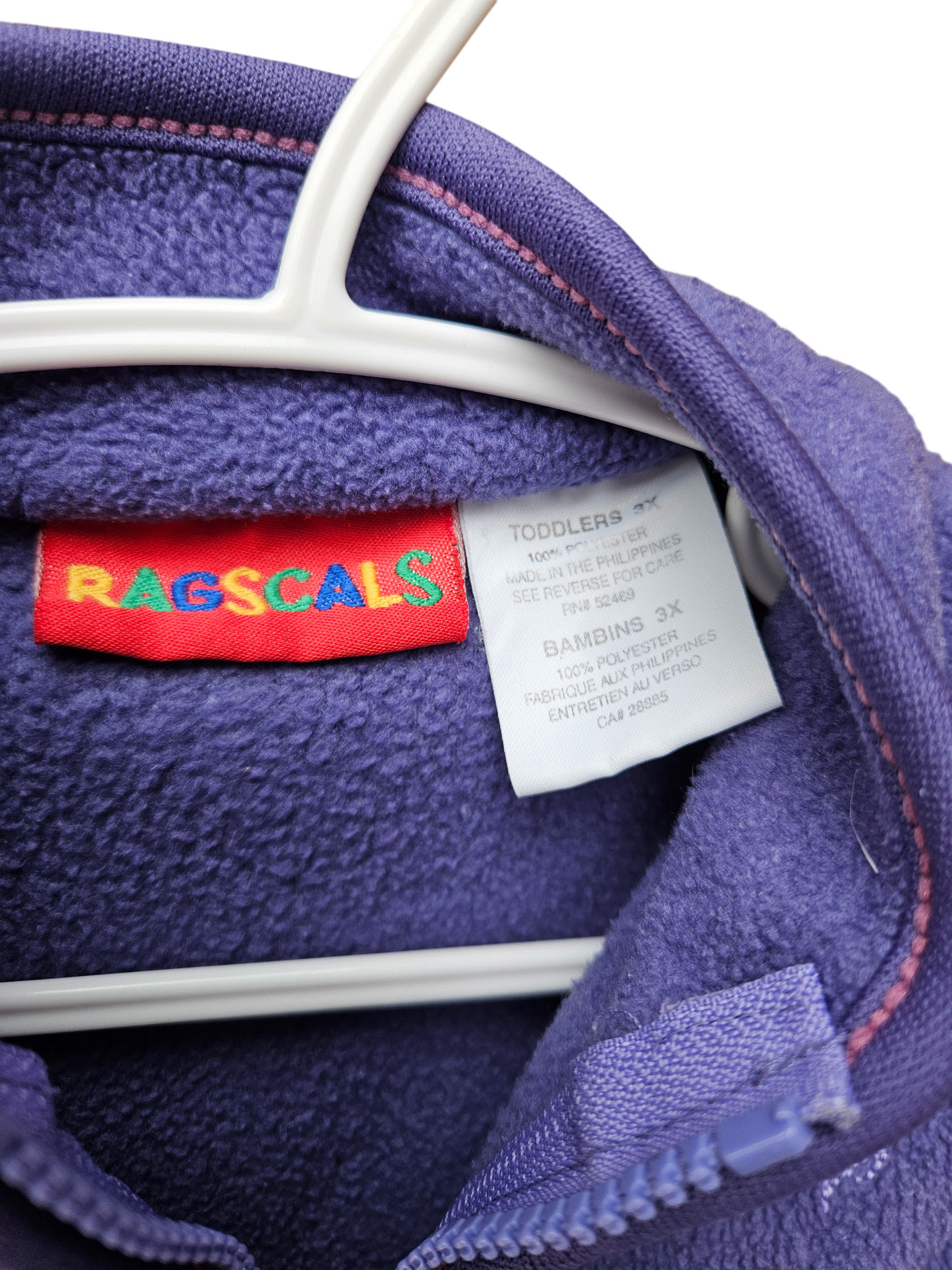 Vintage Ragscals fleece vest 3X