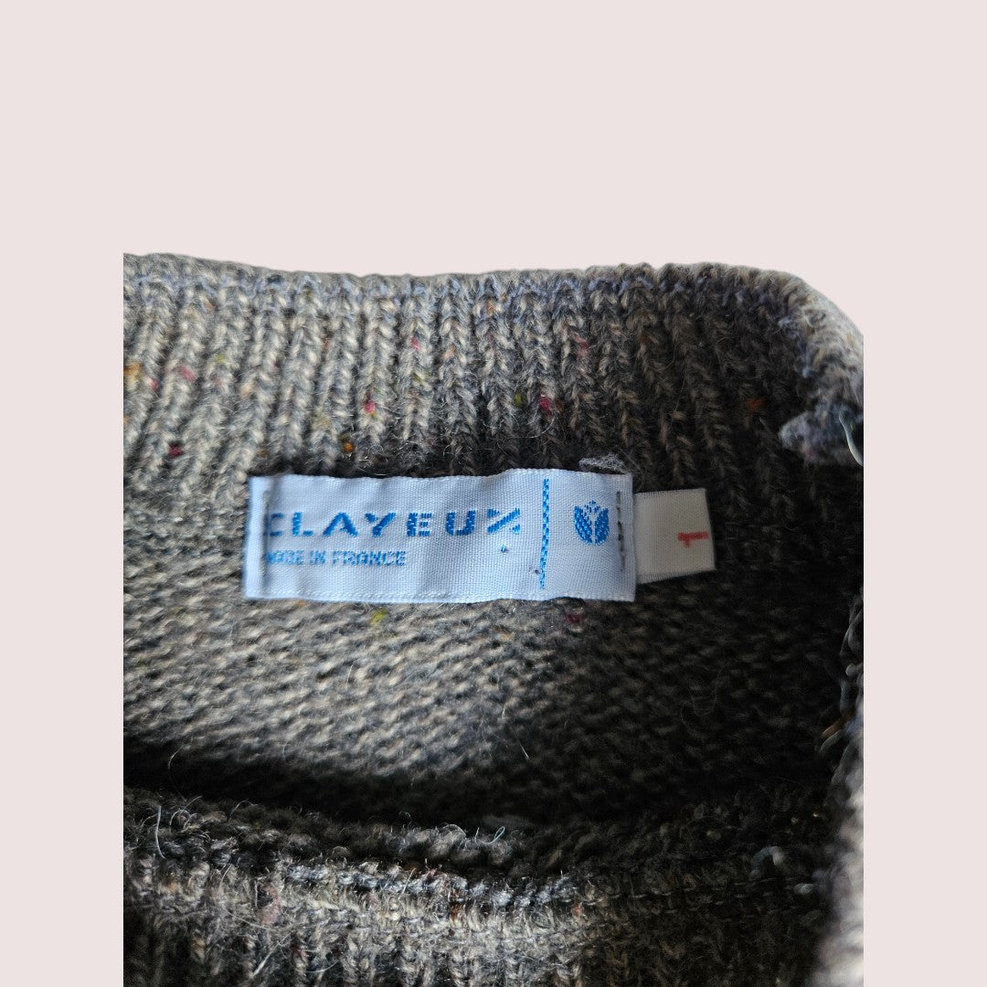 Wool blend dog sweater Made in France 3-4T