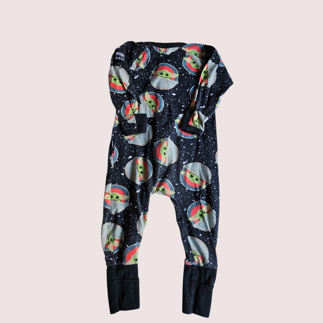 Bonds wondersuit Star Wars Yoda sleeper 6-12m