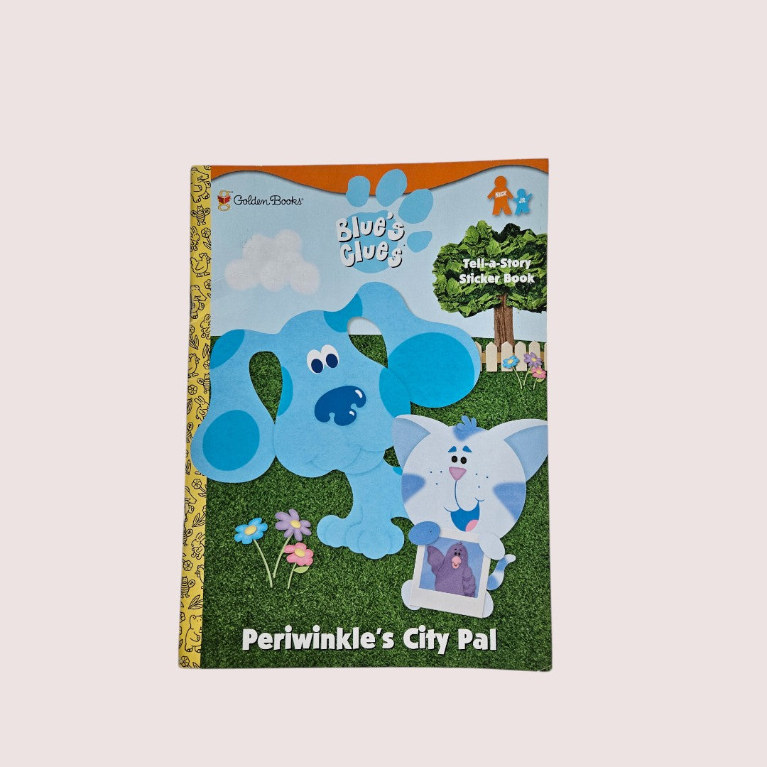 2002 Blue's Clues Periwinkles City Pal Tell A Story sticker book