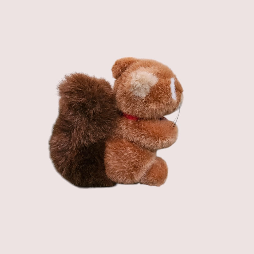 Brown Squirrel plush with nut