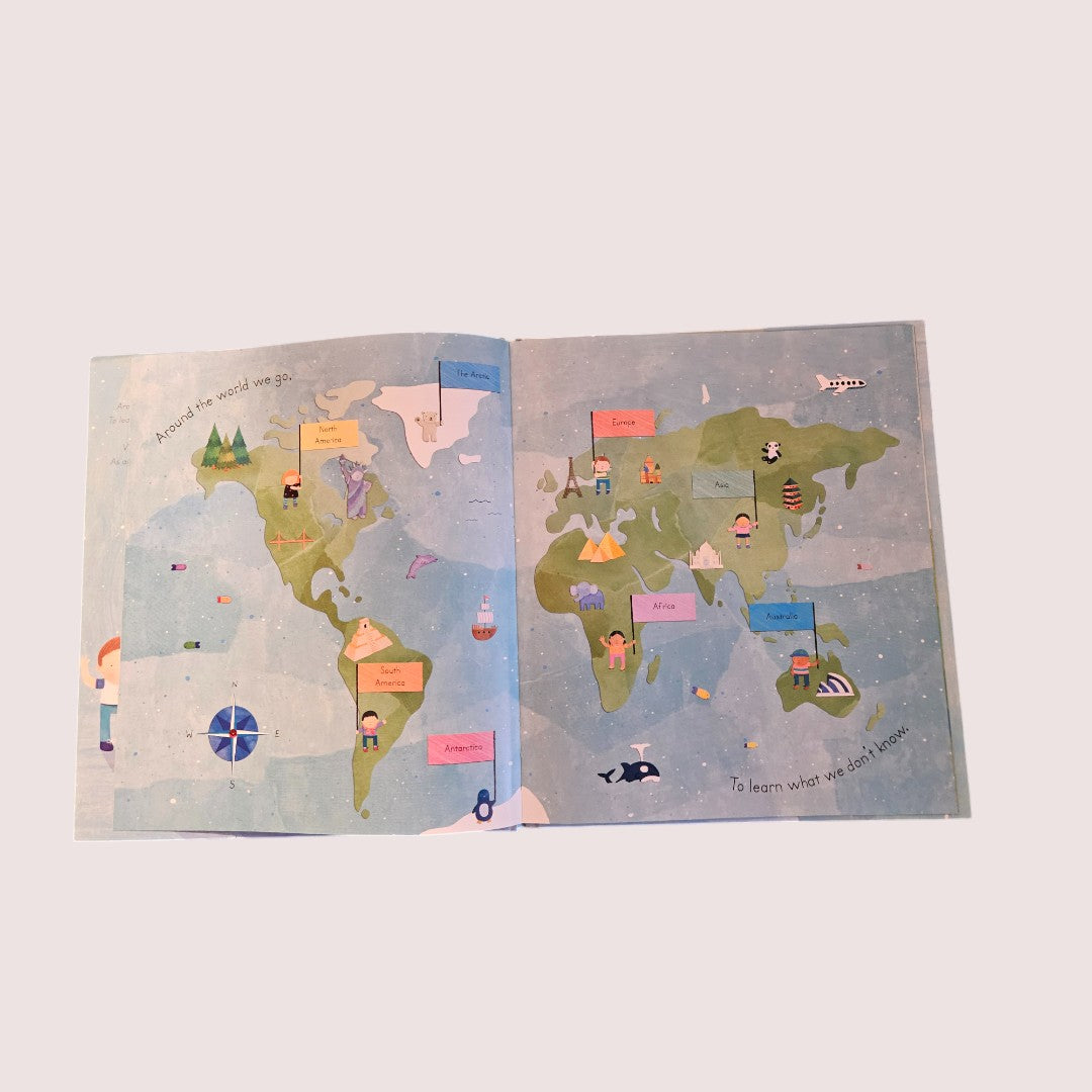 Around the World We go! and All are Welcome Hardcover Books