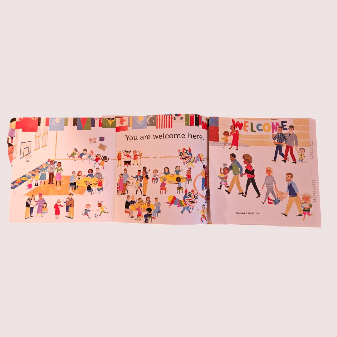 Around the World We go! and All are Welcome Hardcover Books