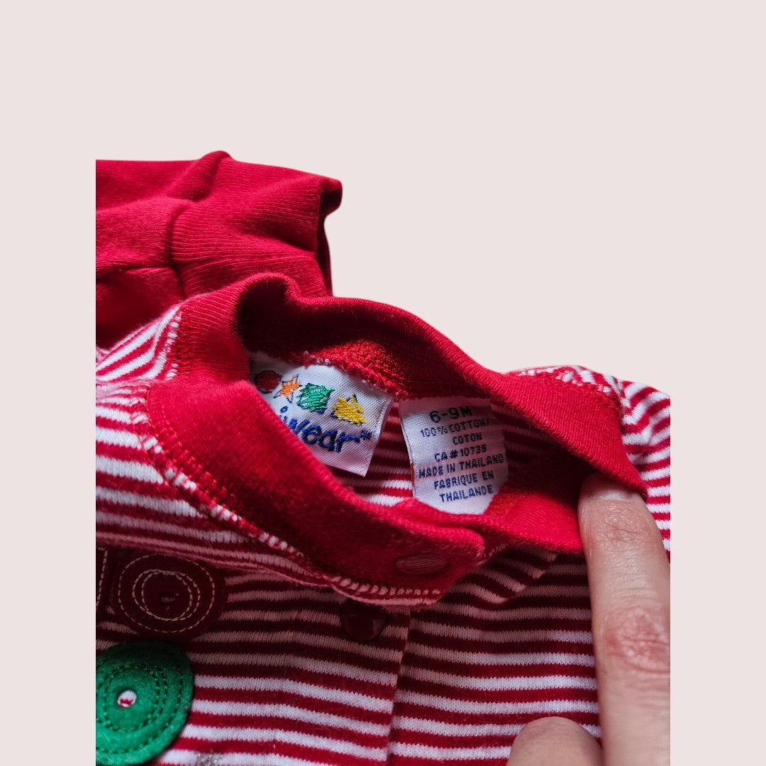 Set of two vintage MiniWear holiday sleepers 6-9m