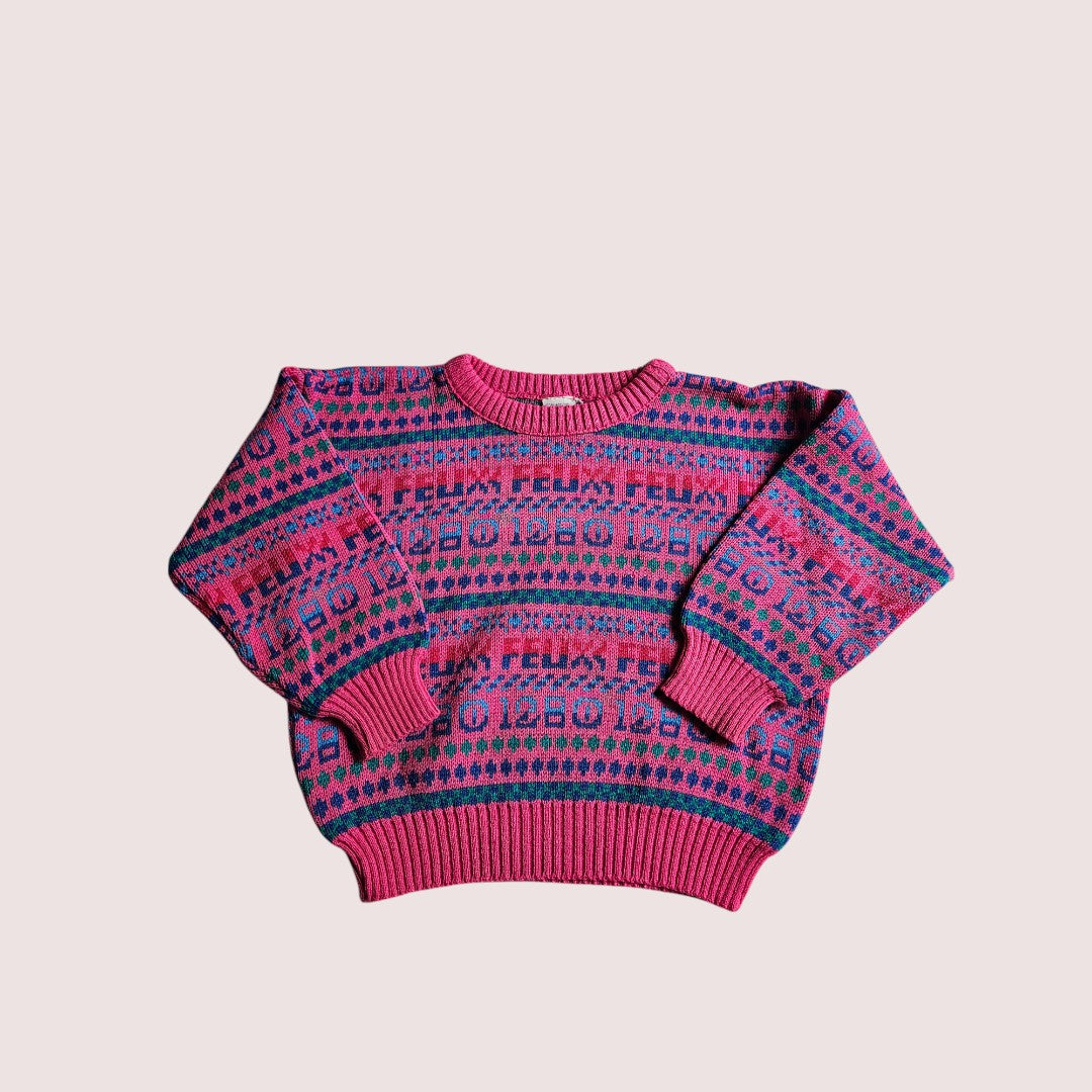 Vintage acrylic knit sweater Size 6