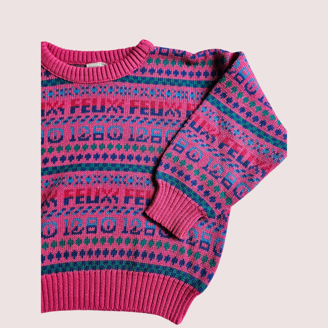 Vintage acrylic knit sweater Size 6