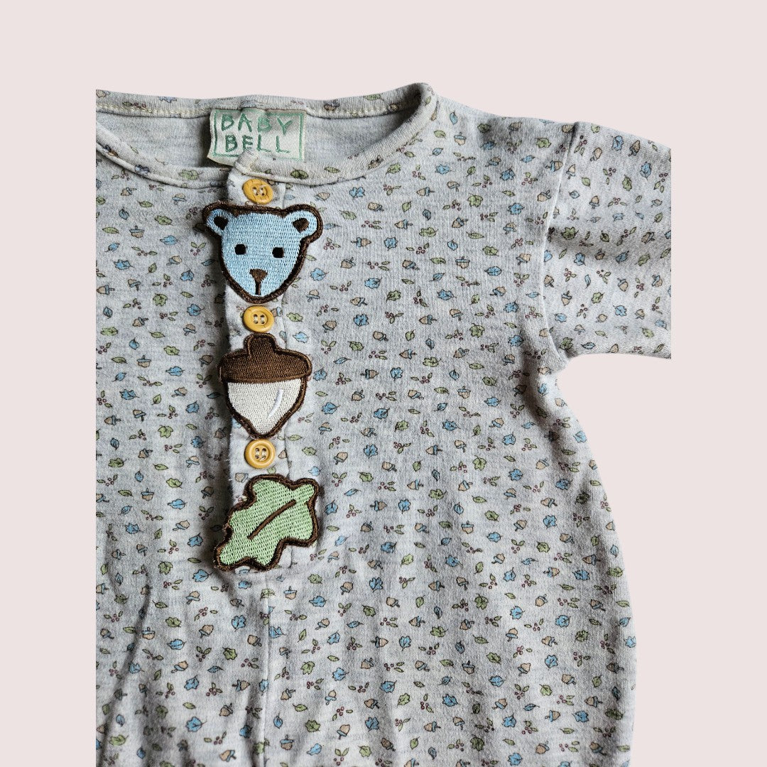 Vintage Baby Bell woodland sleeper 6M