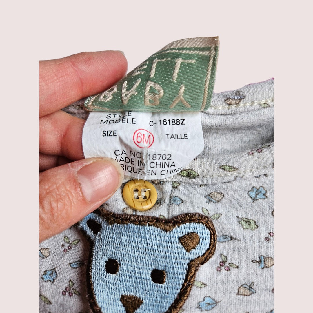 Vintage Baby Bell woodland sleeper 6M