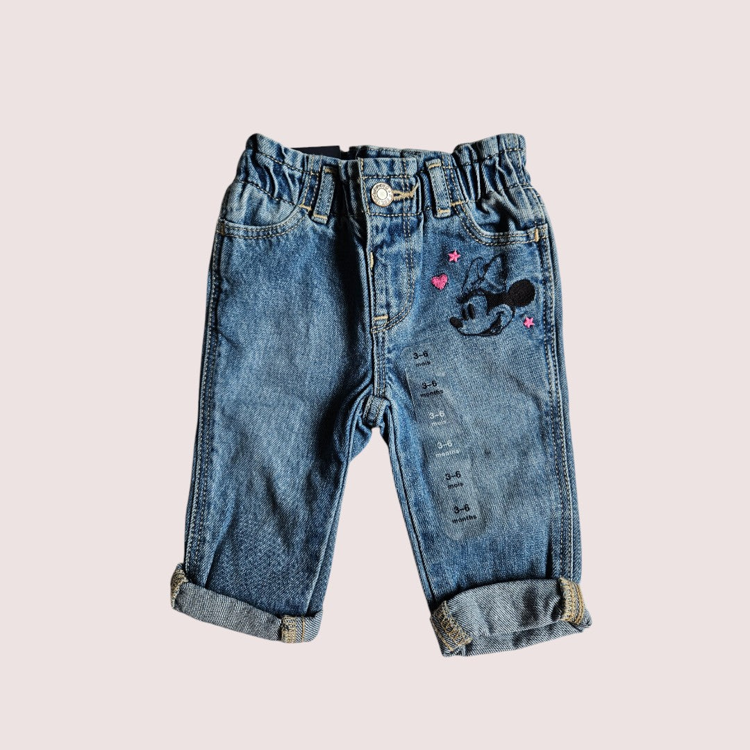 BabyGap Disney Minnie Mouse jeans 3-6m NWT