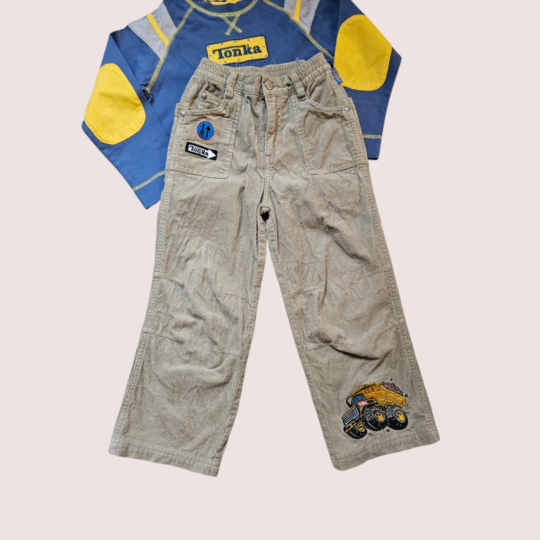 2004 Tonka 5-6T Shirt and Pants Set