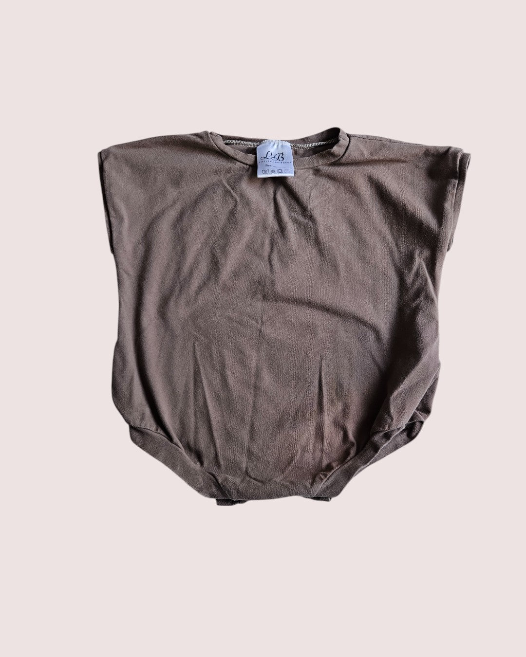 Small shop bubble romper 18-24m brown
