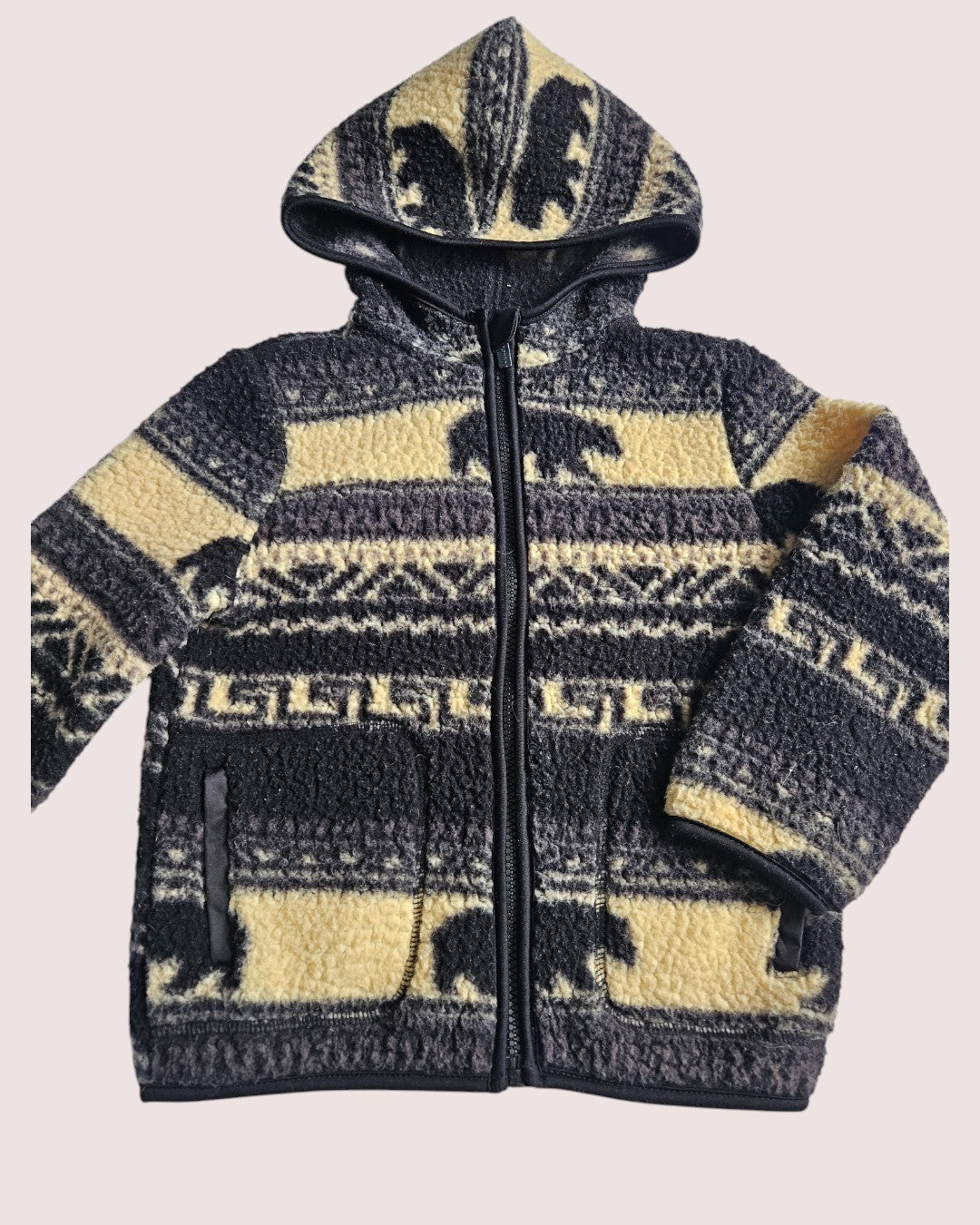 Old Navy sherpa fleece zip hoodie 5T