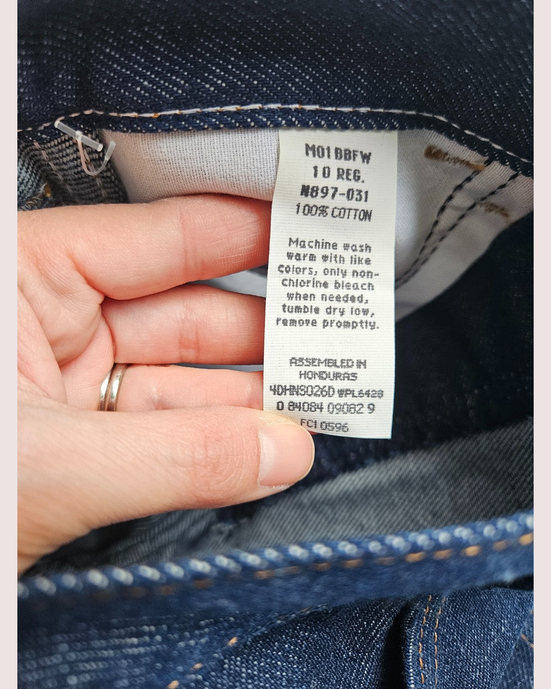 Vintage Maverick raw denim jeans Tagged 10Reg