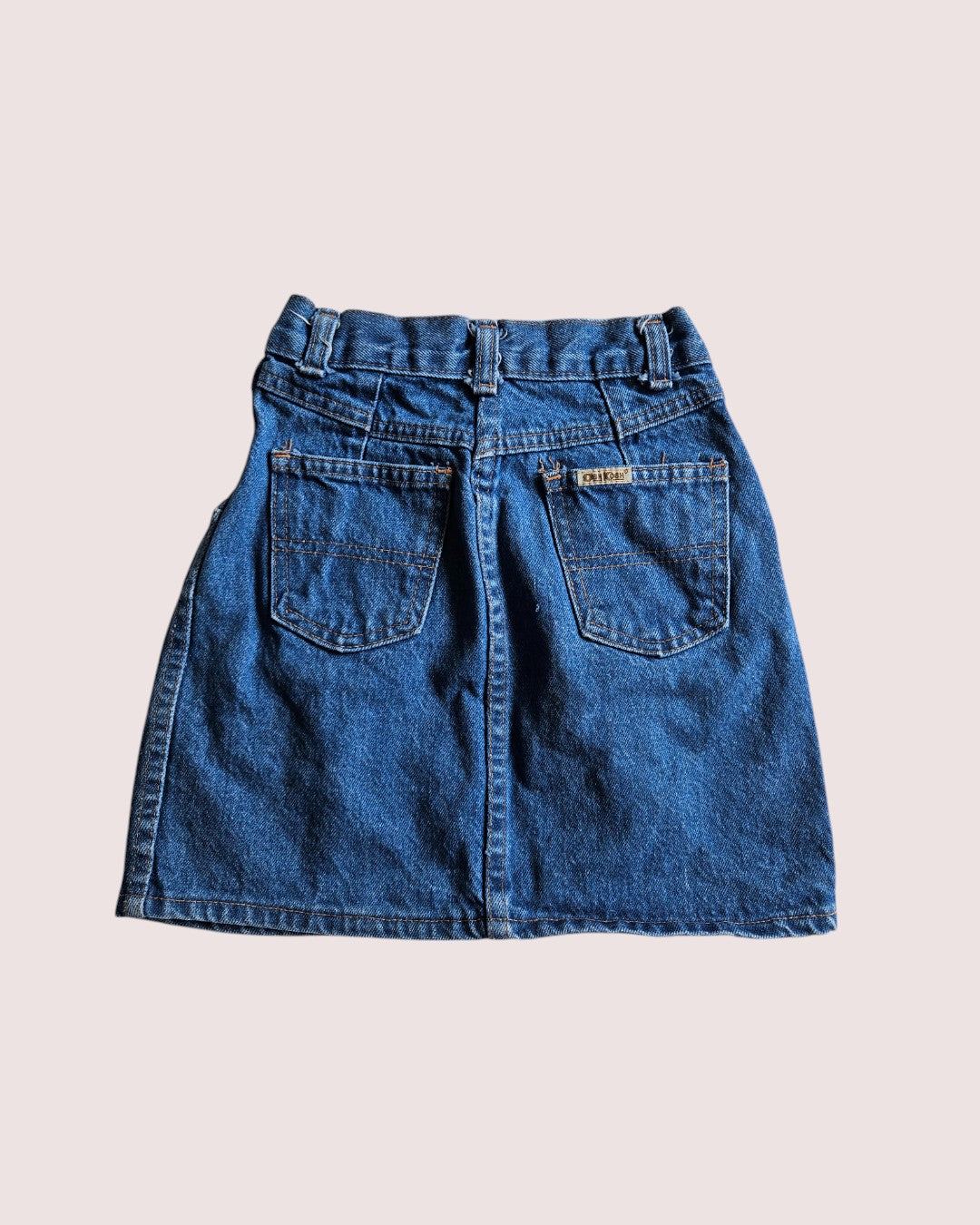Vintage Oshkosh pleat front denim skirt approx 4-6T