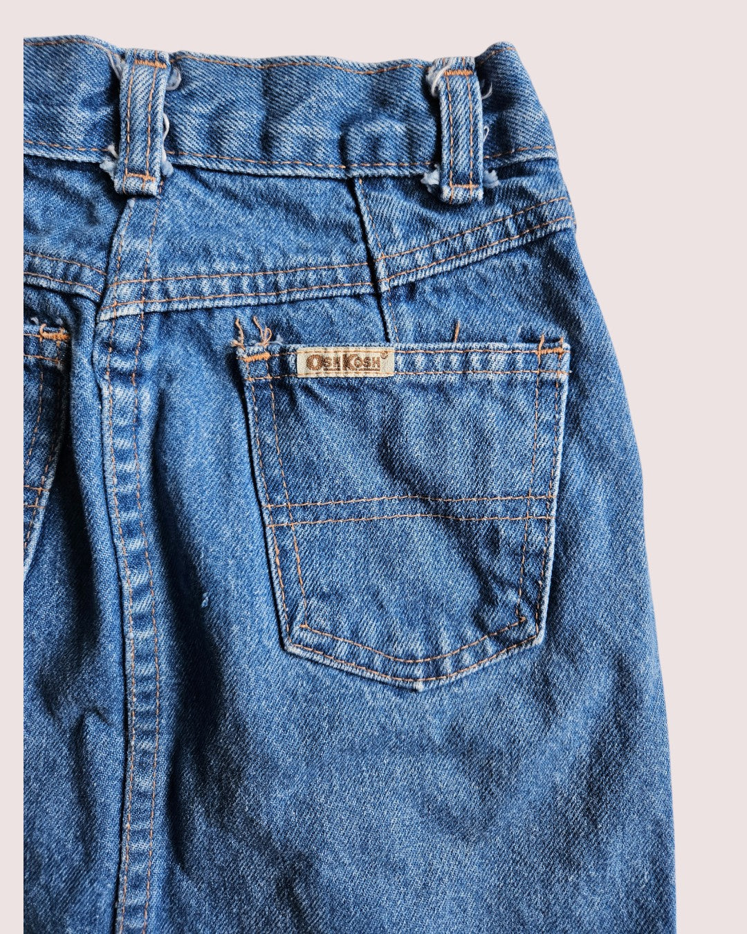 Vintage Oshkosh pleat front denim skirt approx 4-6T