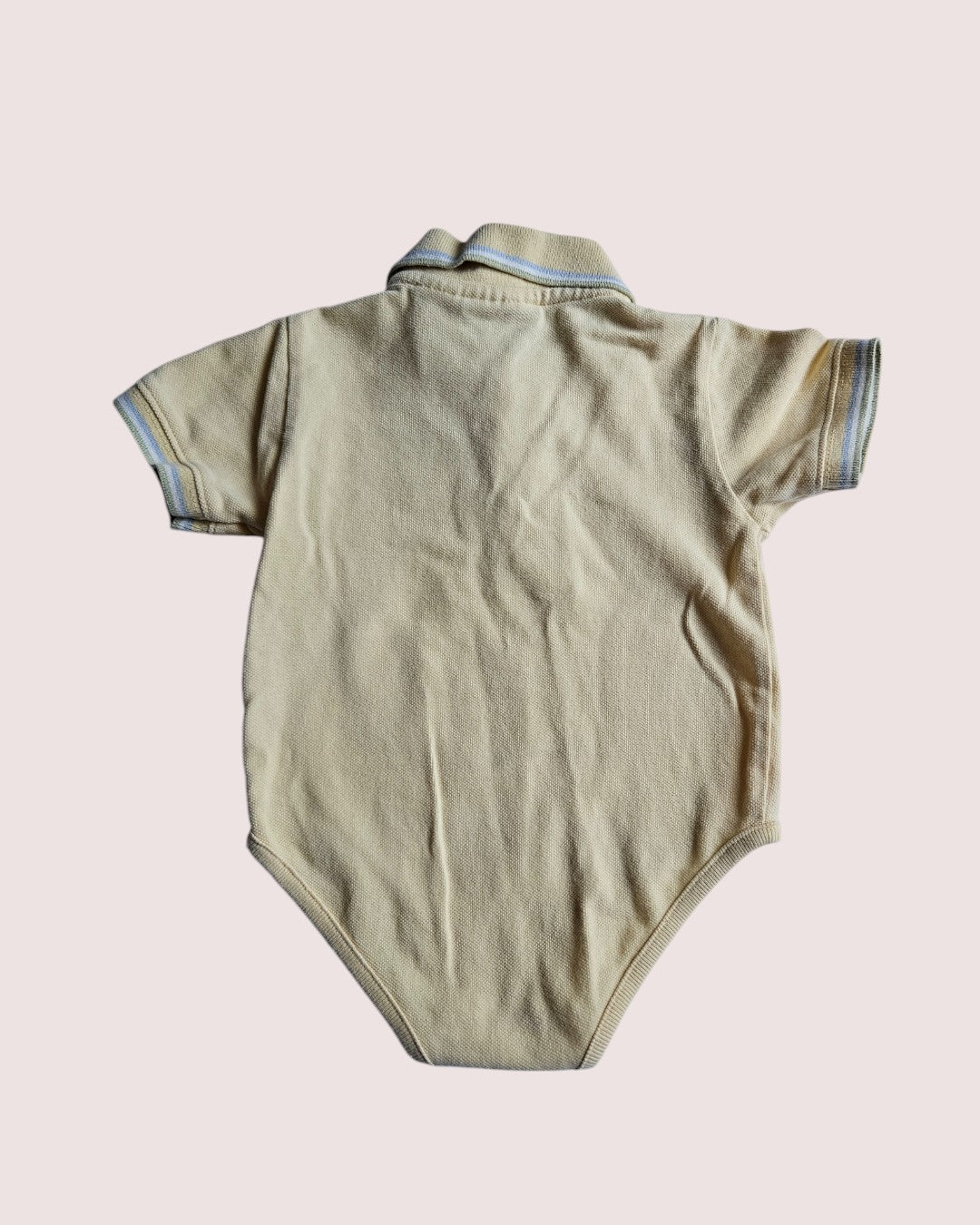 Vintage Mini Wear two piece shortall and onesie set 18m