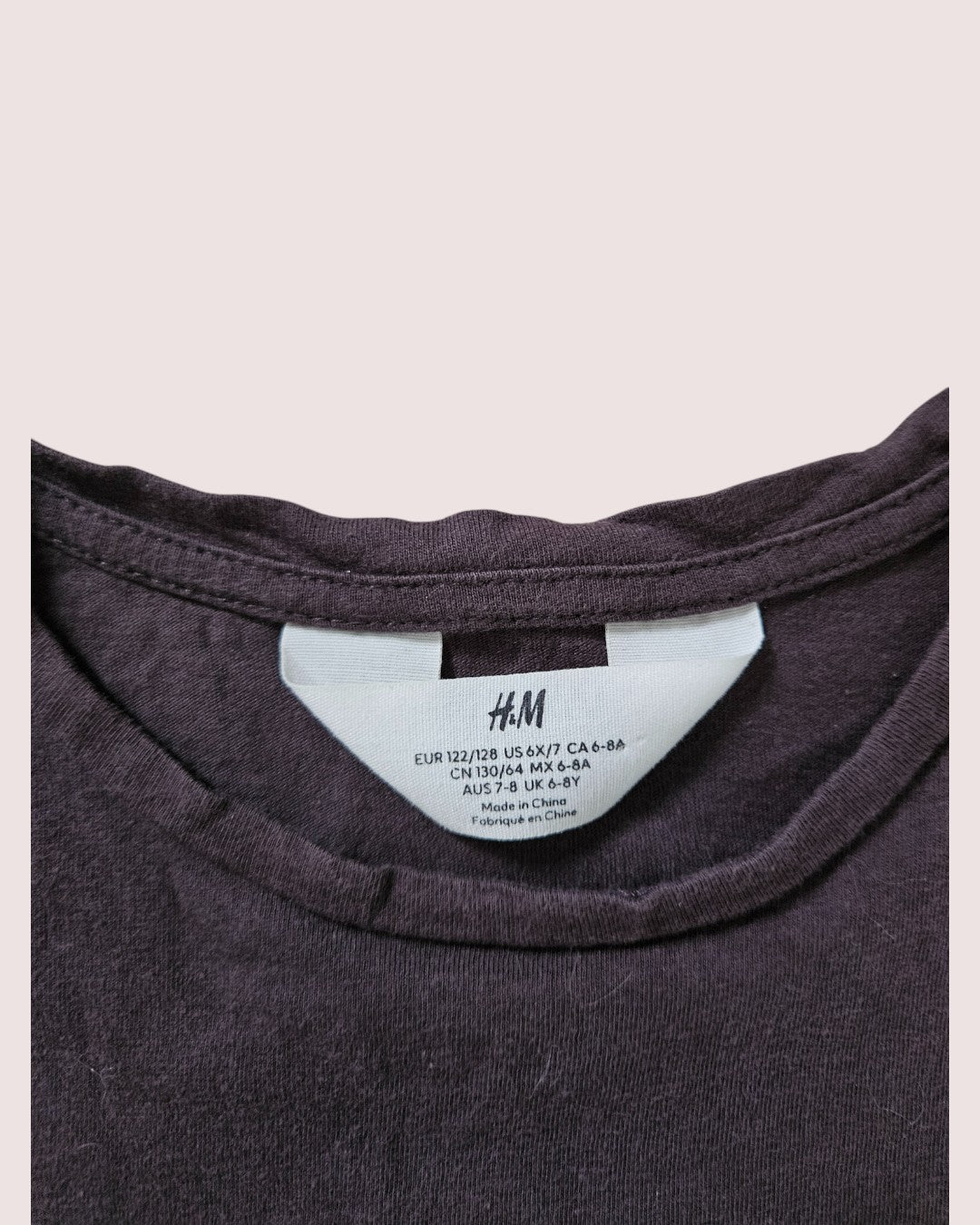 H&M flip sequin chameleon top 6-8y