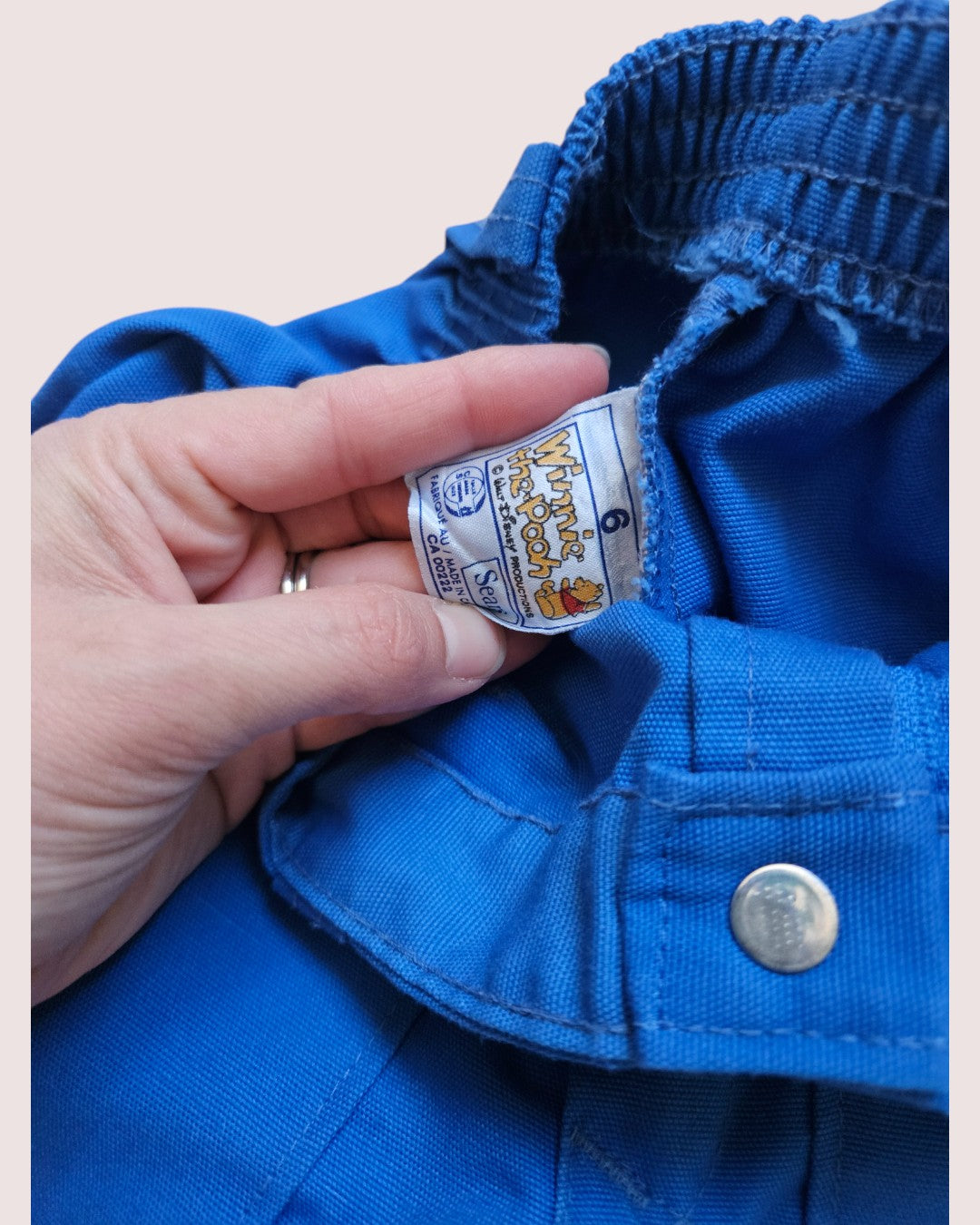 Vintage Sears Winnie the Pooh pants Tagged 6, best fit 4-5T