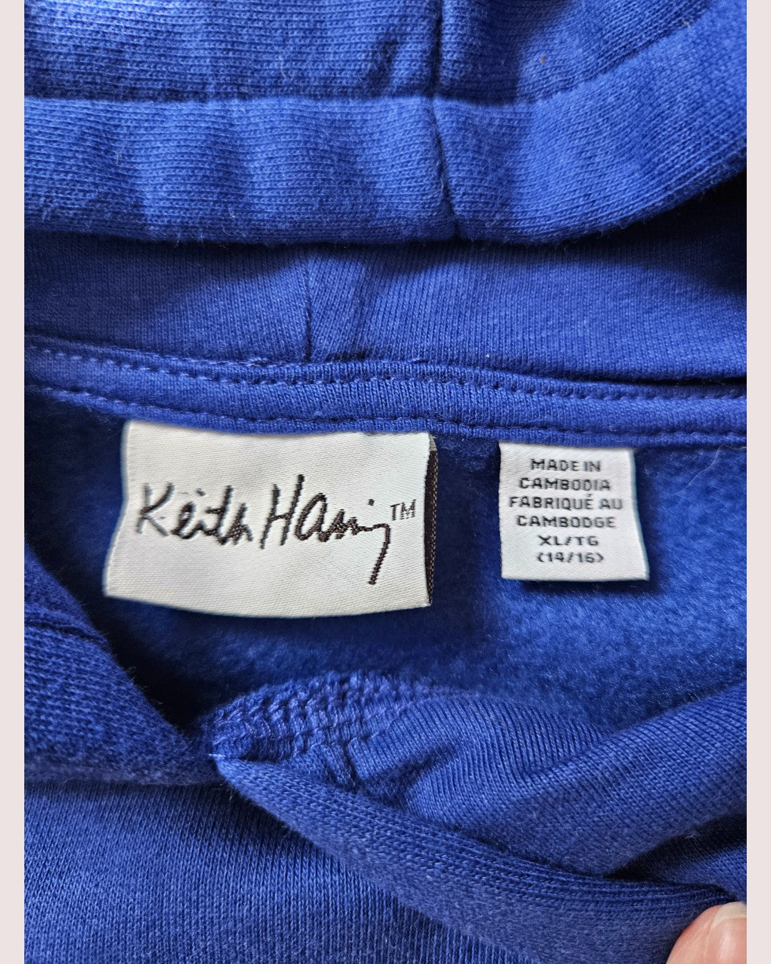 Keith Haring hooded sweater Youth XL 14-16Y