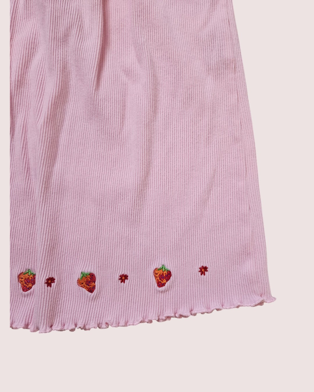 Vintage Ragscals ribbed strawberry dress 24m