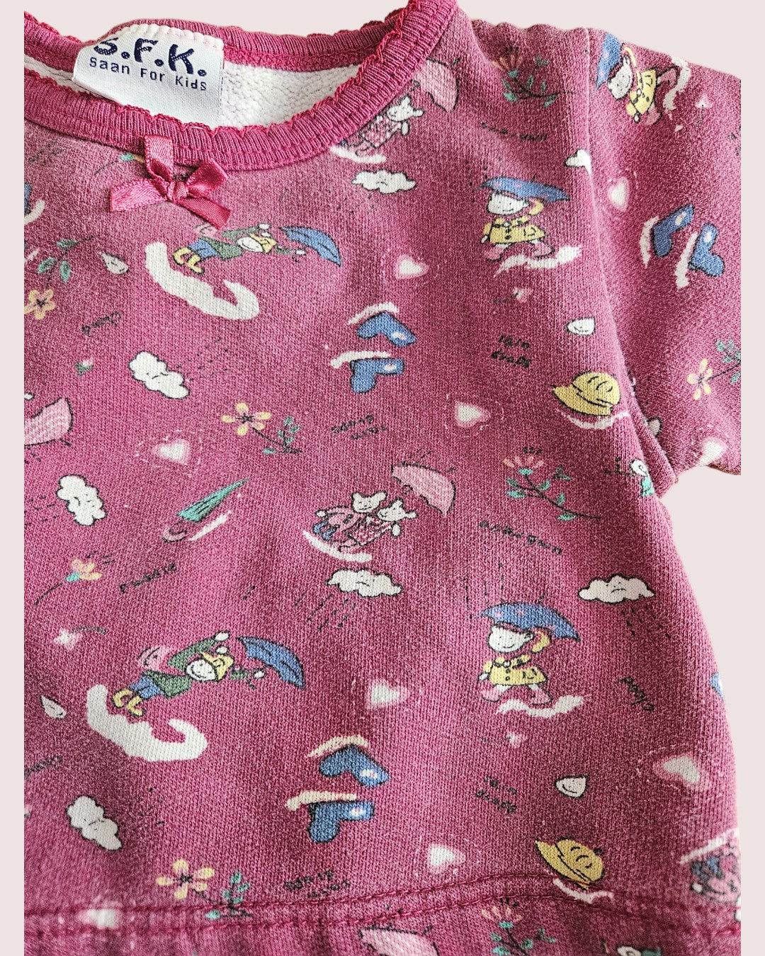 Vintage Saan for kids two piece sweat suit 18M
