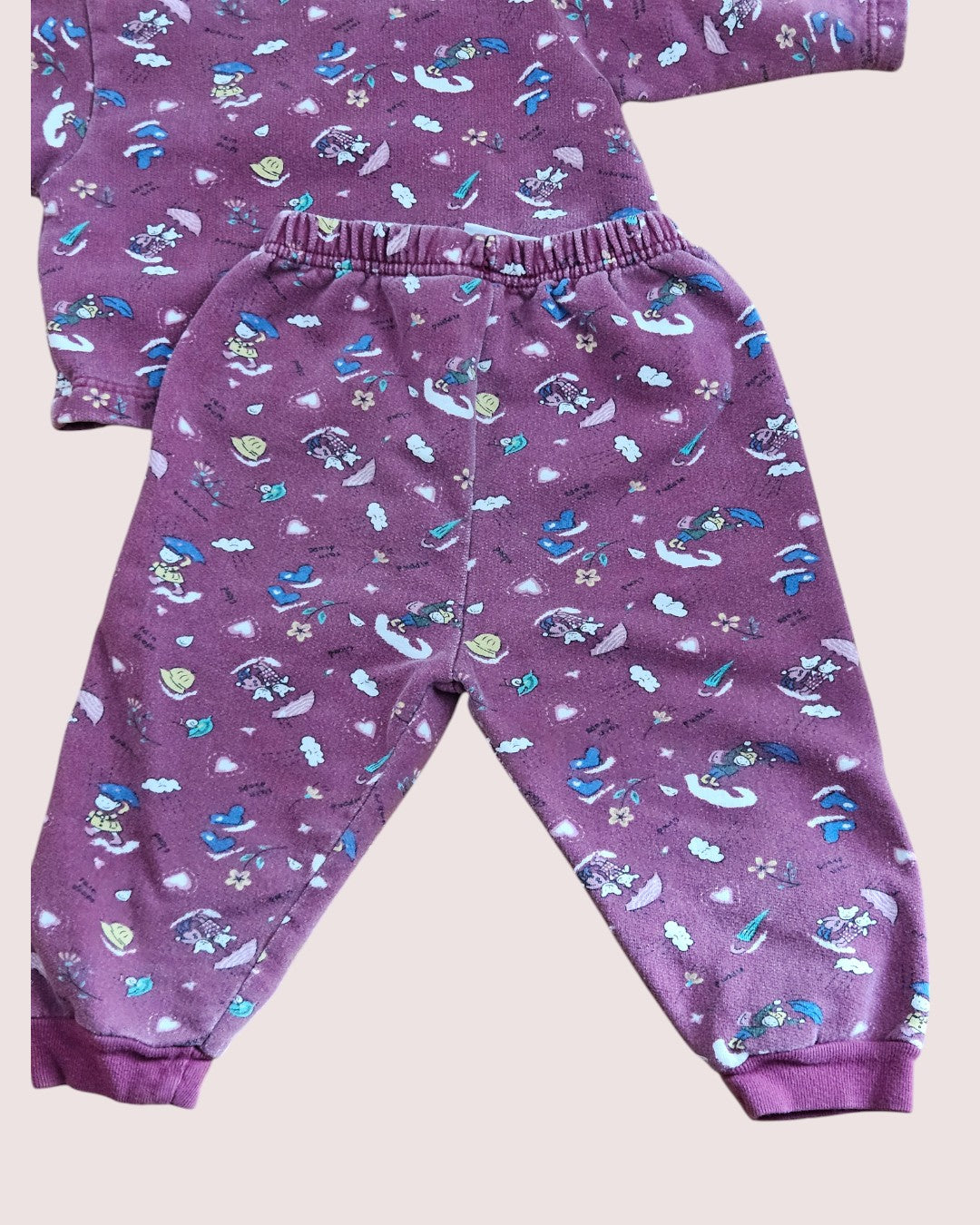 Vintage Saan for kids two piece sweat suit 18M