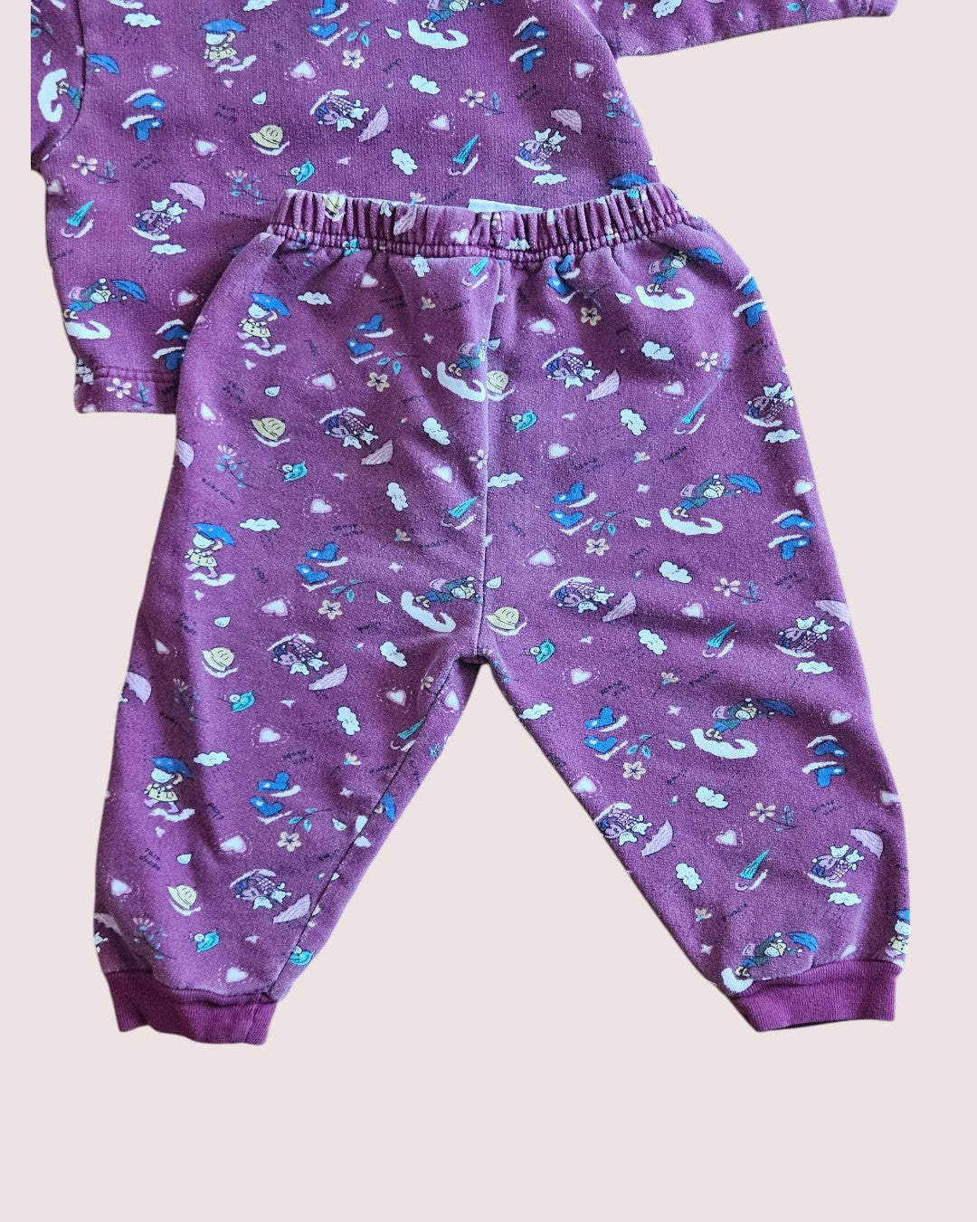 Vintage Saan for kids two piece sweat suit 18M
