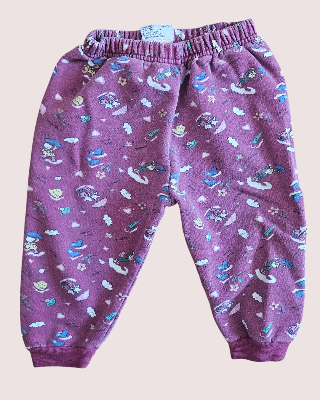 Vintage Saan for kids two piece sweat suit 18M